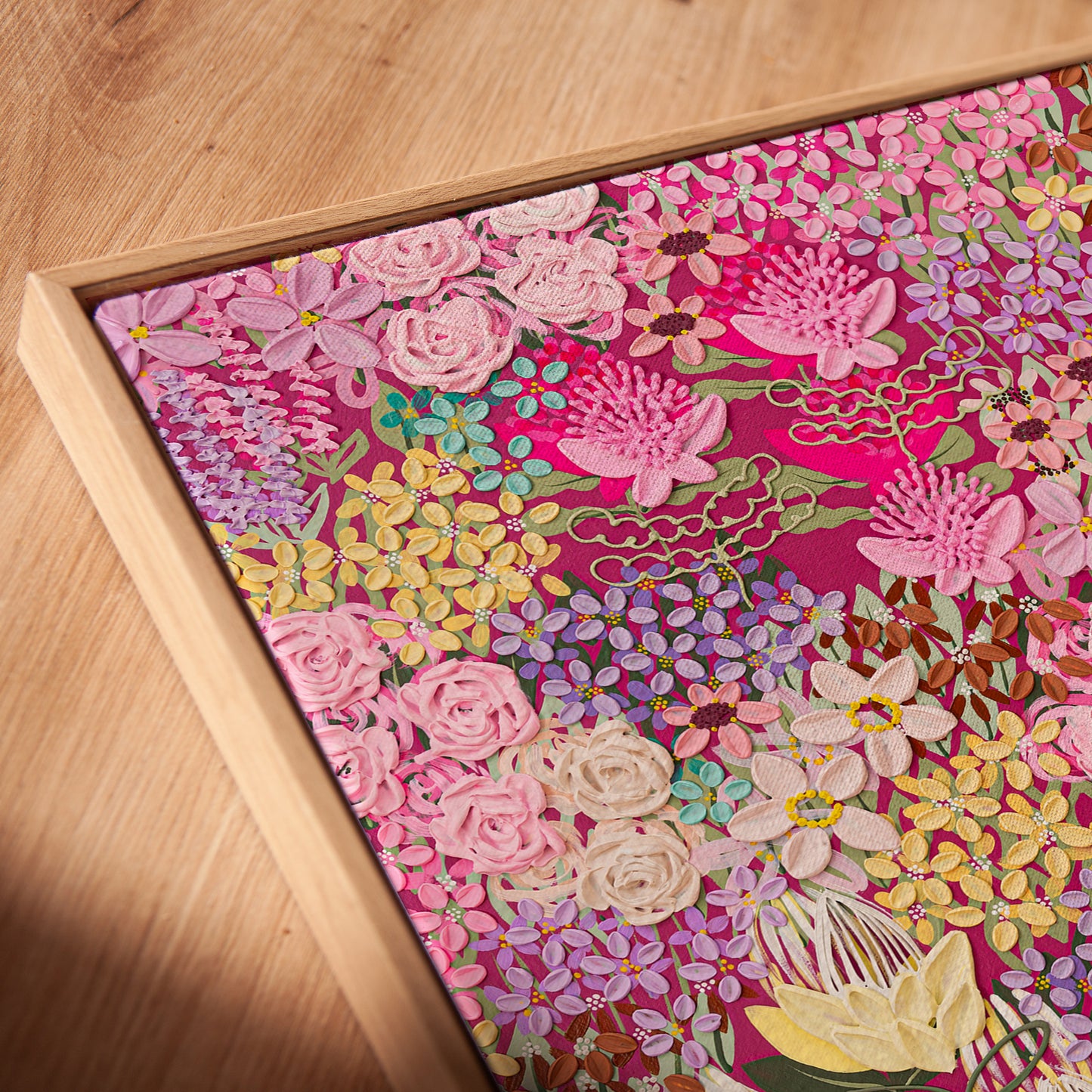 "Everything is romantic" (Framed Canvas Print)