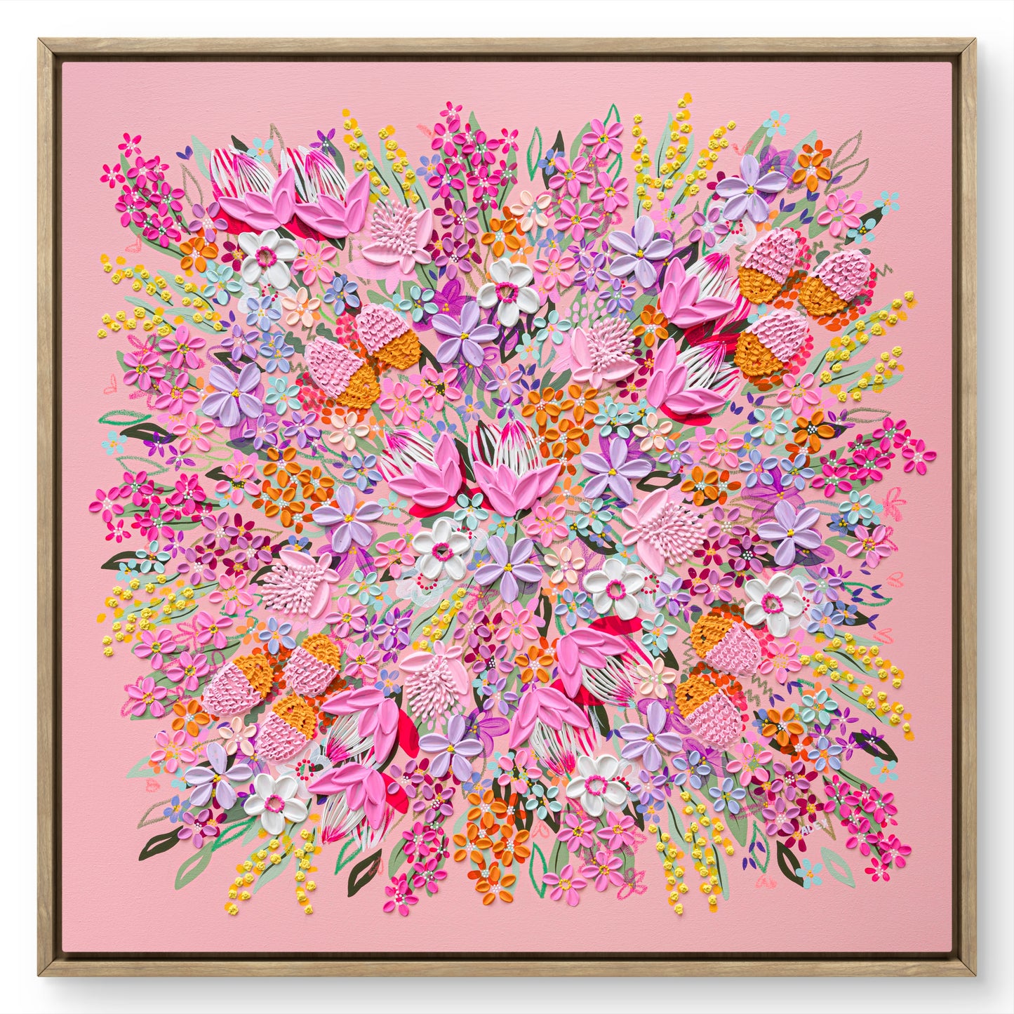 "Aperol Spritz" (Framed Canvas Print)