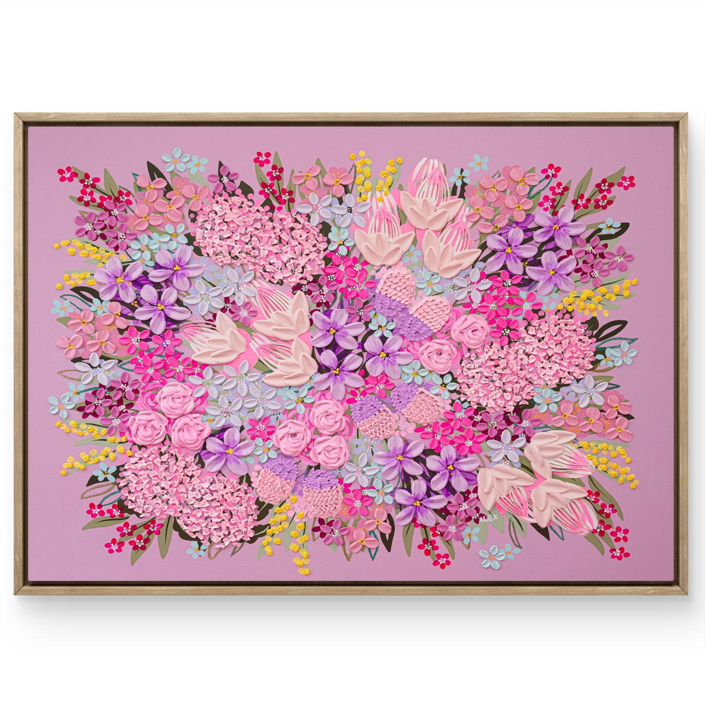 "Wings" (Framed Canvas Print)