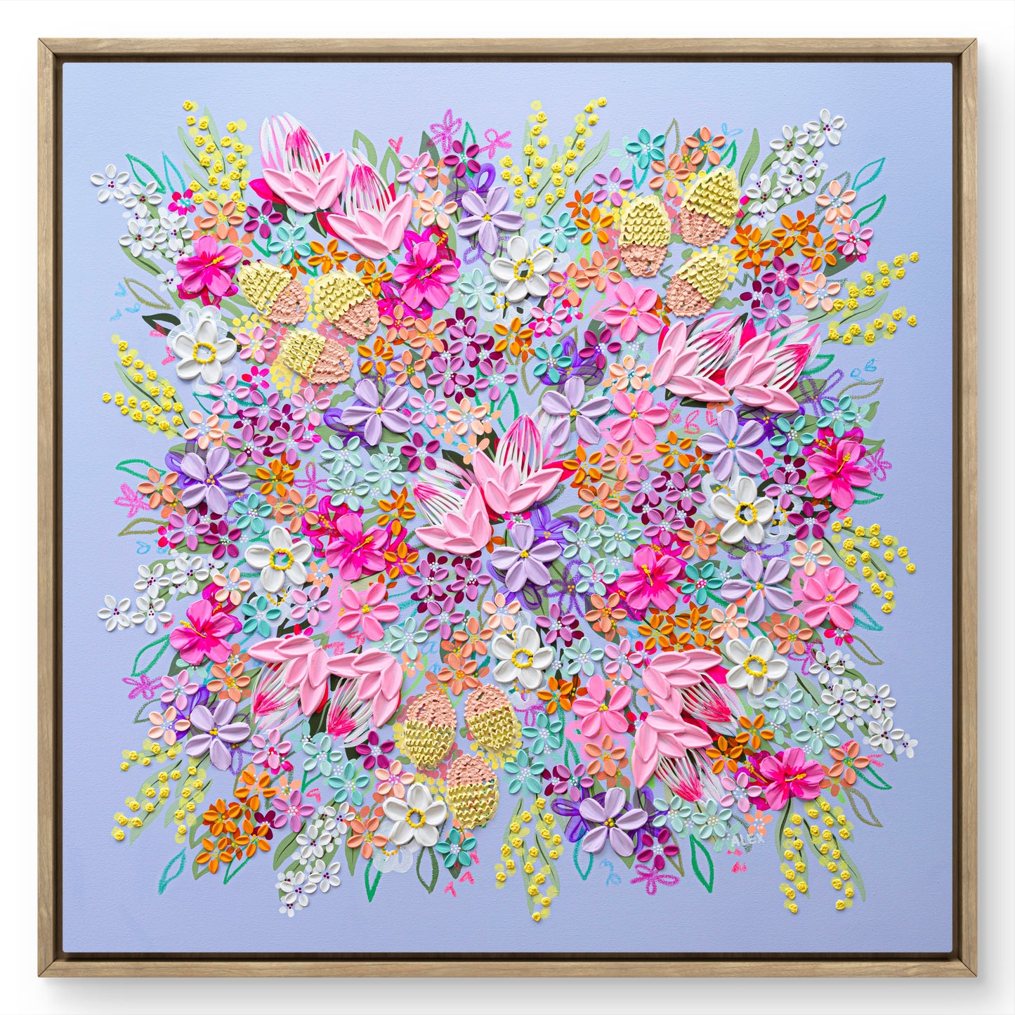 "Fruit Tingle" (Framed Canvas Print)