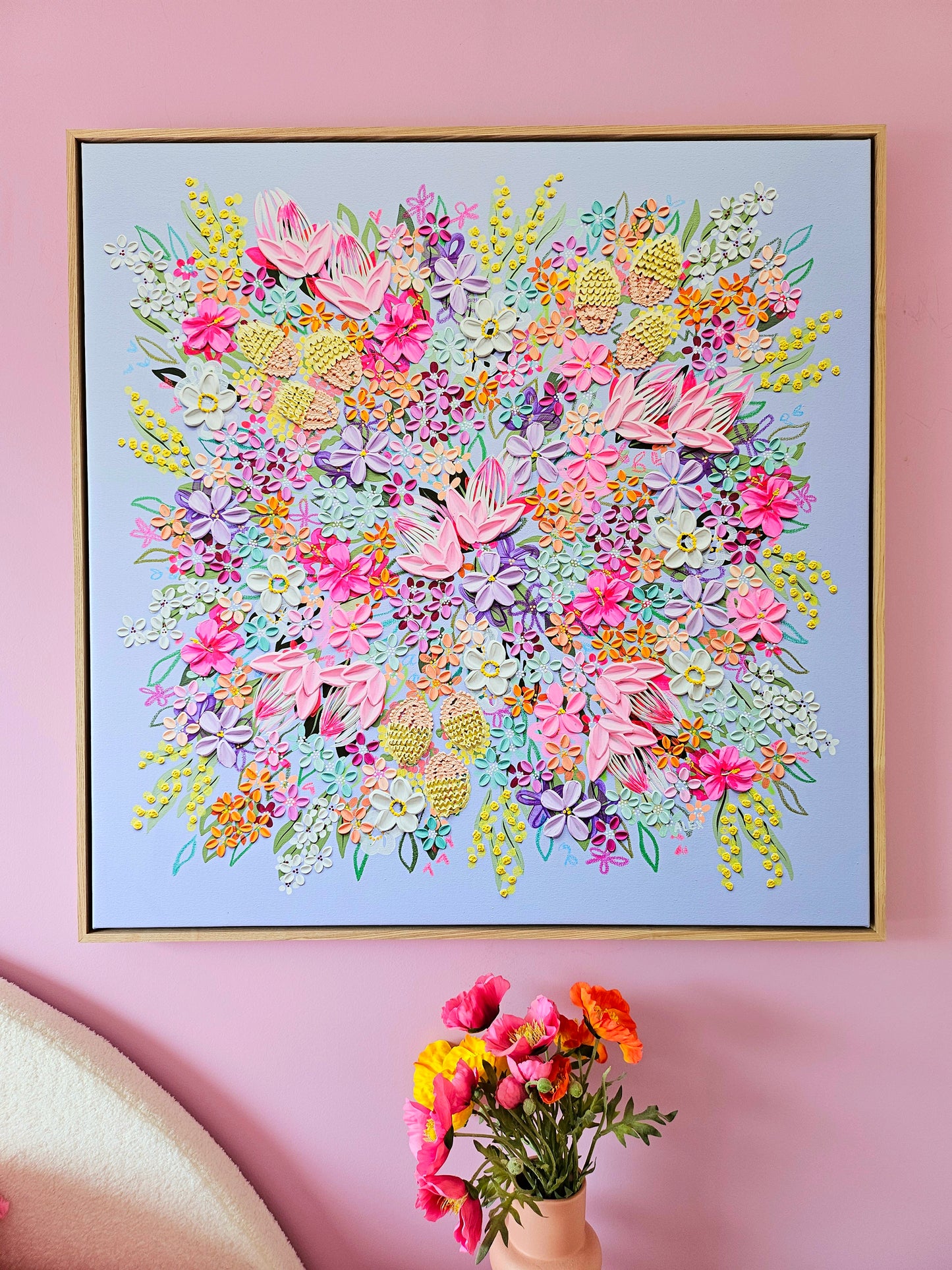 "Fruit Tingle" (Framed Canvas Print)