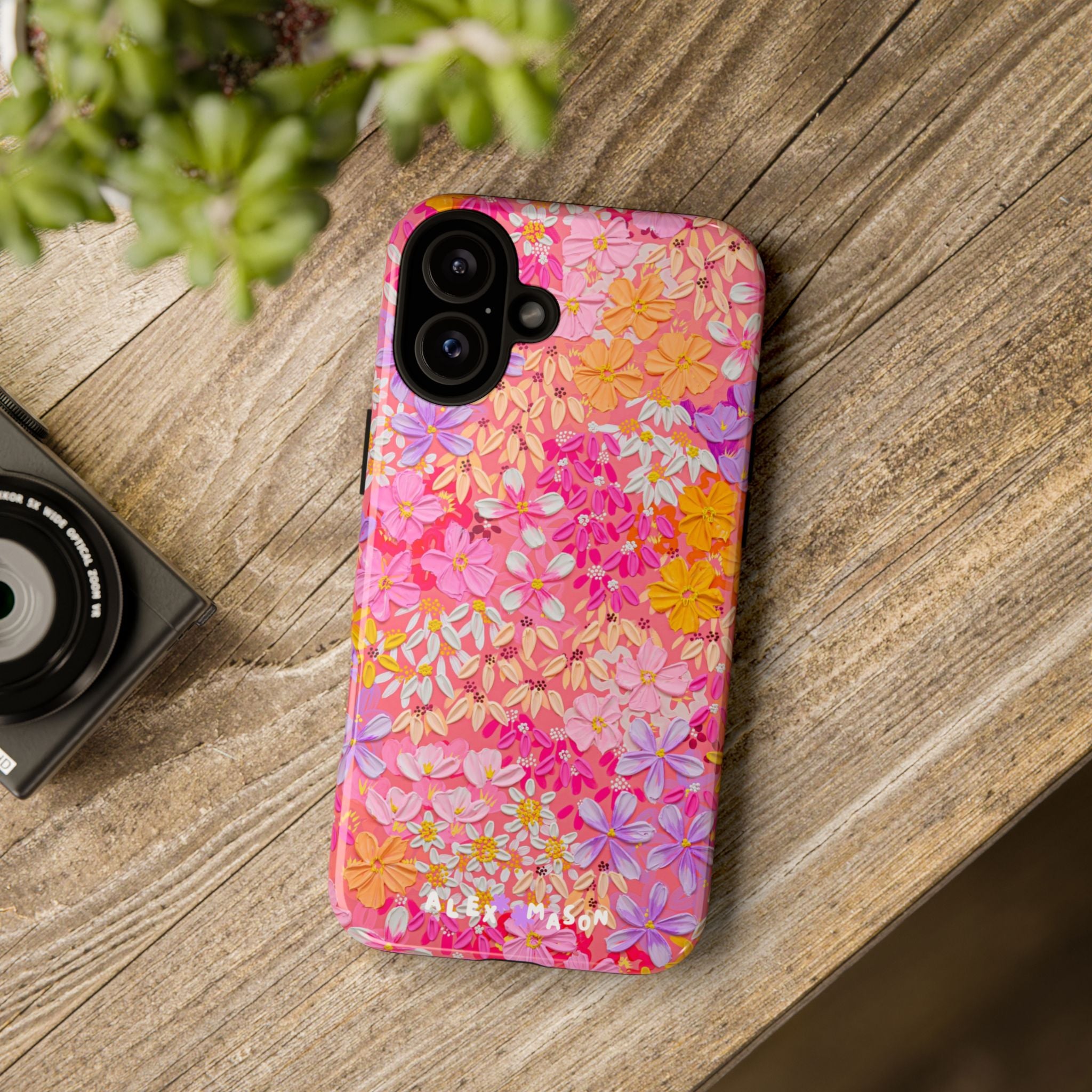 "Poppy & Daisy" Tough Phone Case (iPhone, Samsung, Google)