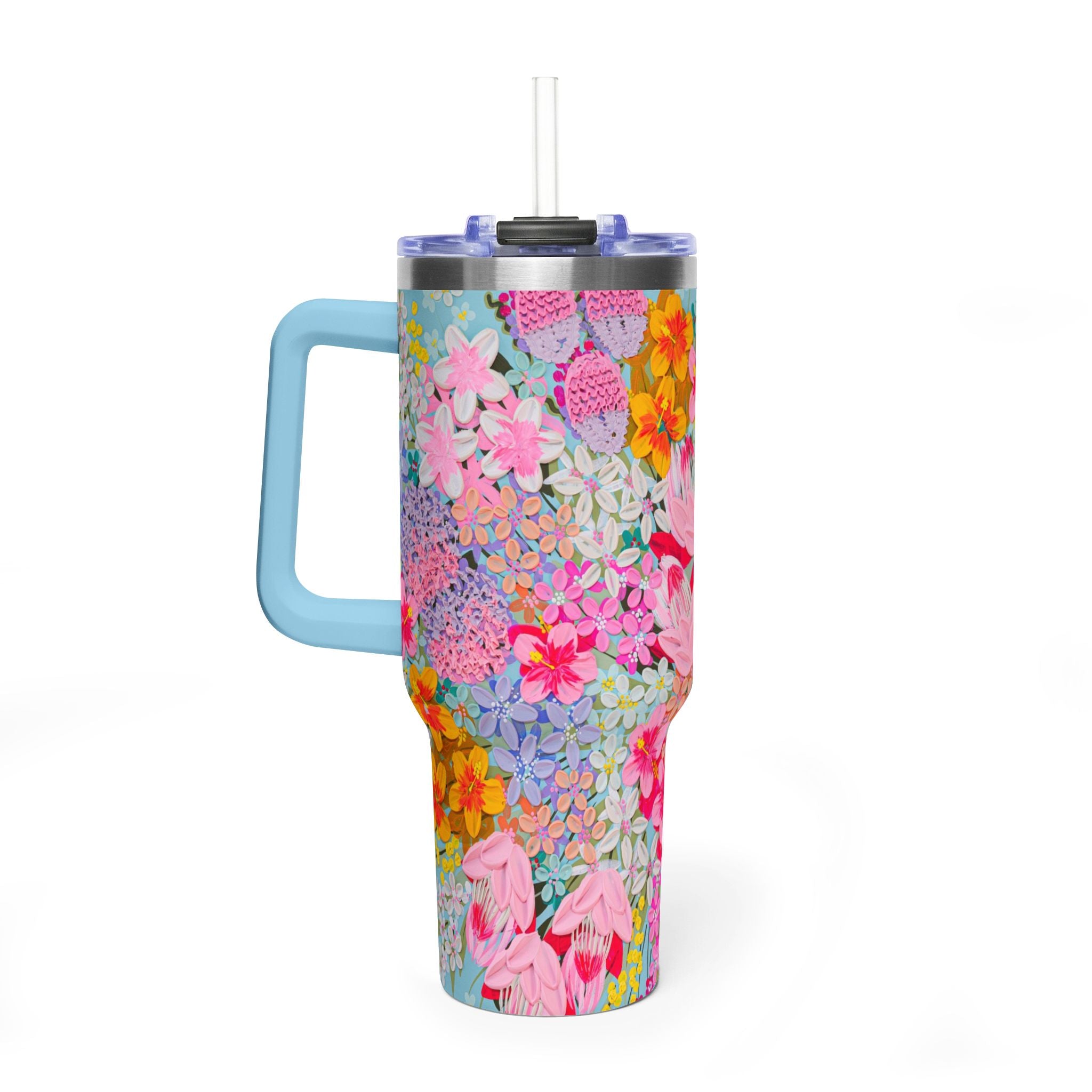 "Peach Iced Tea" 40oz Hydro Tumbler