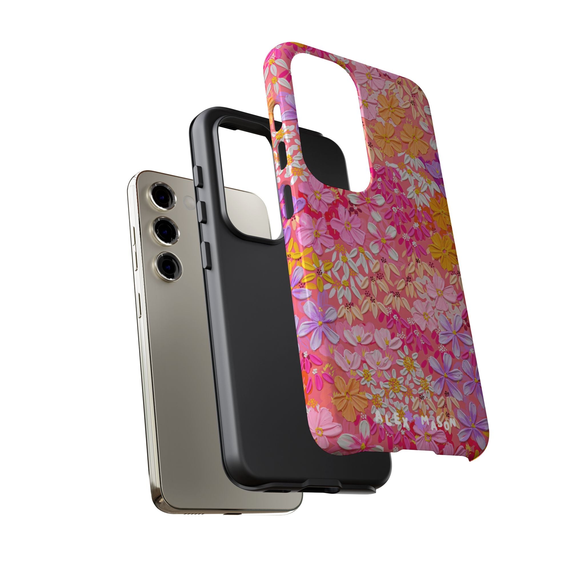 "Poppy & Daisy" Tough Phone Case (iPhone, Samsung, Google)