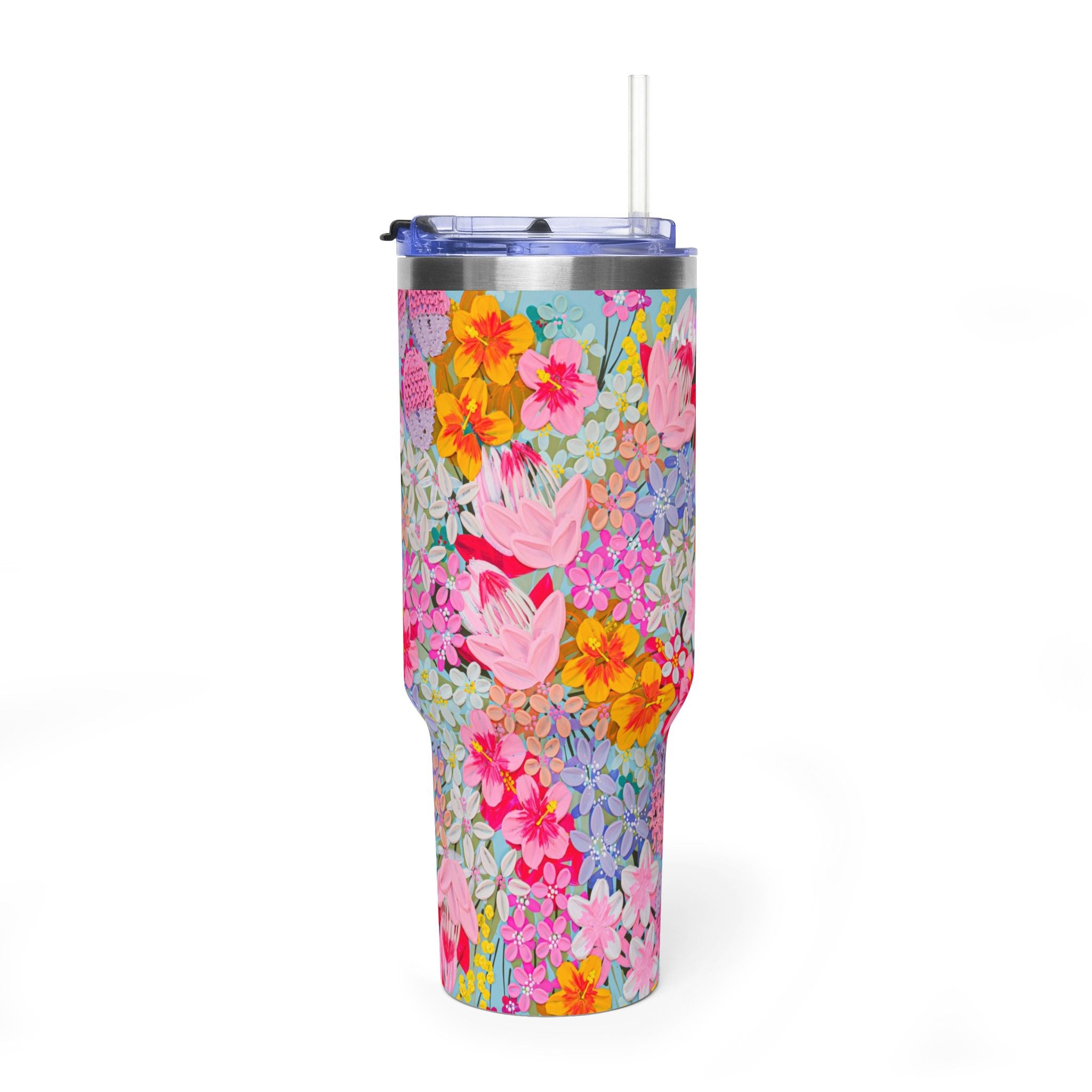 "Peach Iced Tea" 40oz Hydro Tumbler