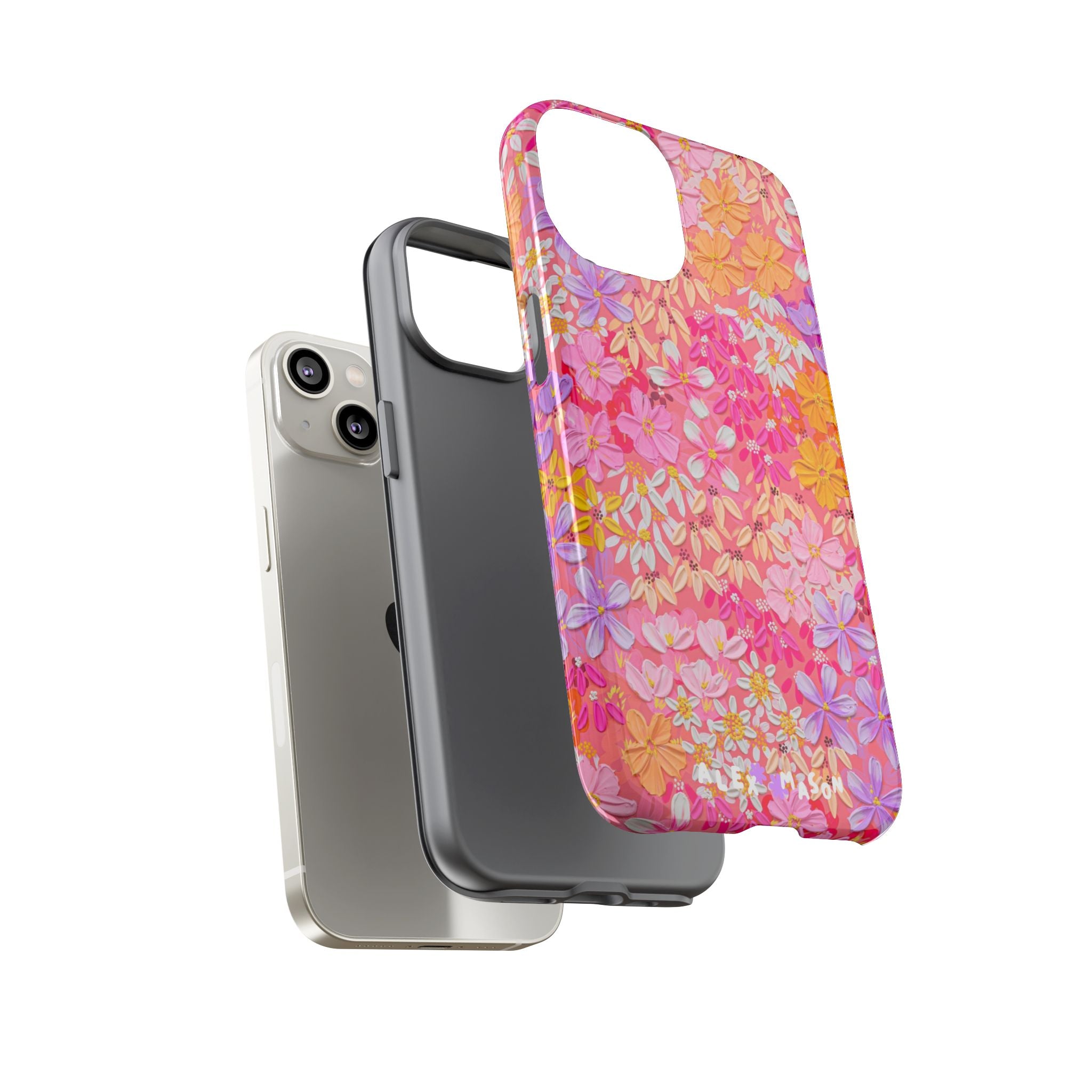 "Poppy & Daisy" Tough Phone Case (iPhone, Samsung, Google)