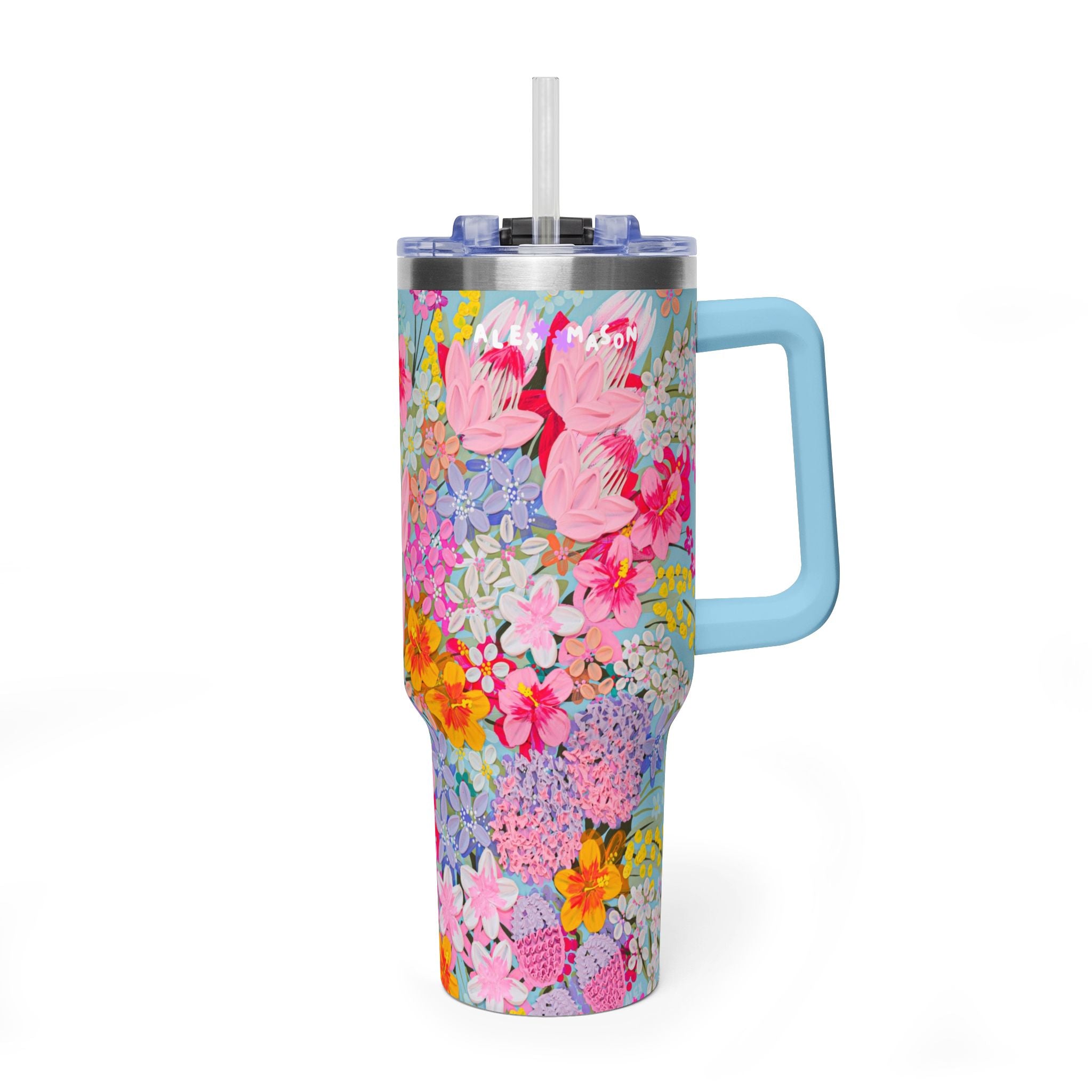 "Peach Iced Tea" 40oz Hydro Tumbler