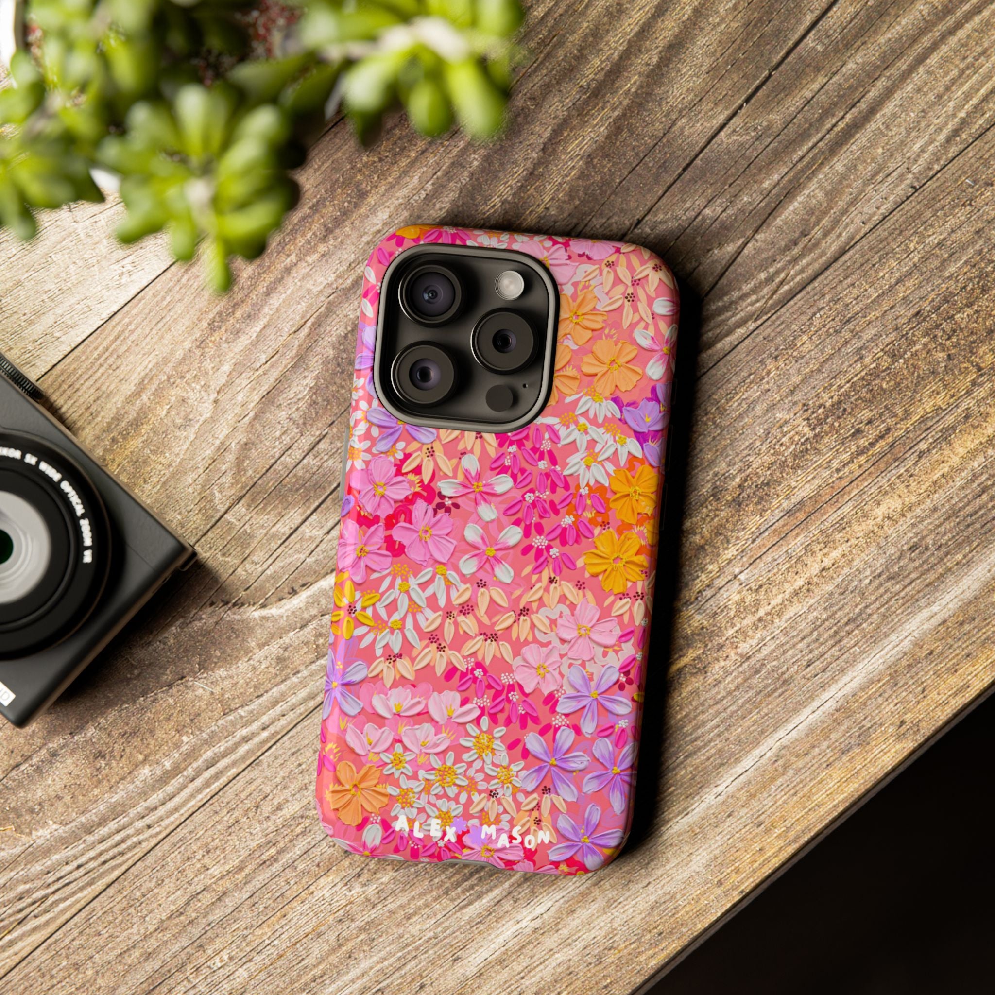 "Poppy & Daisy" Tough Phone Case (iPhone, Samsung, Google)