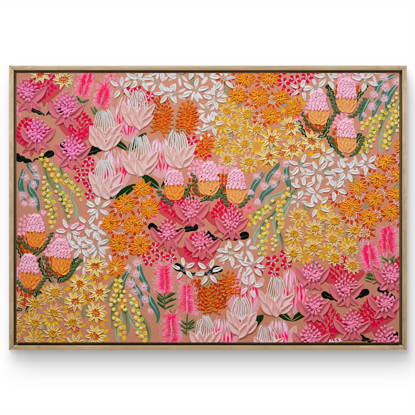 "Spring Fling" (Framed Canvas Print)