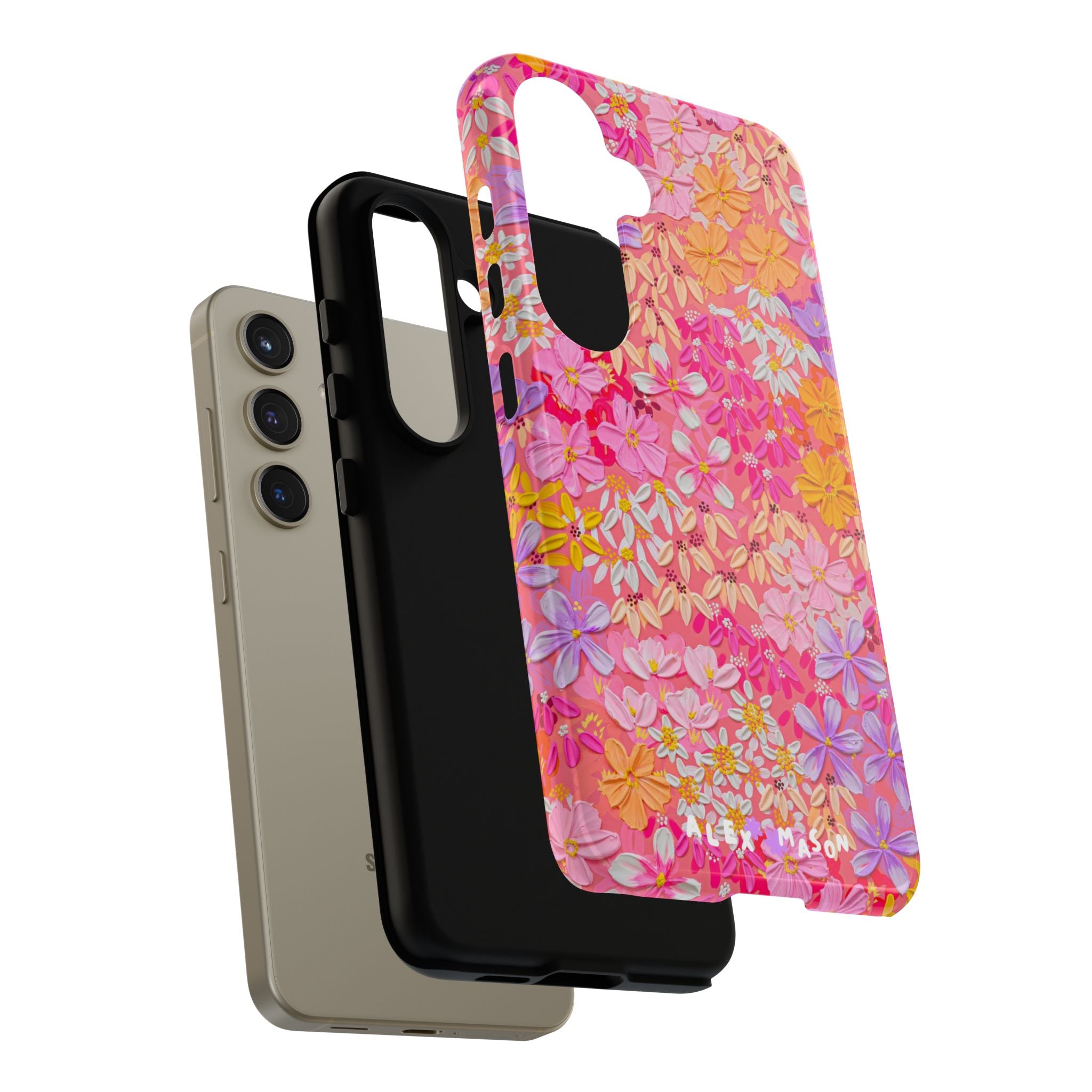 "Poppy & Daisy" Tough Phone Case (iPhone, Samsung, Google)