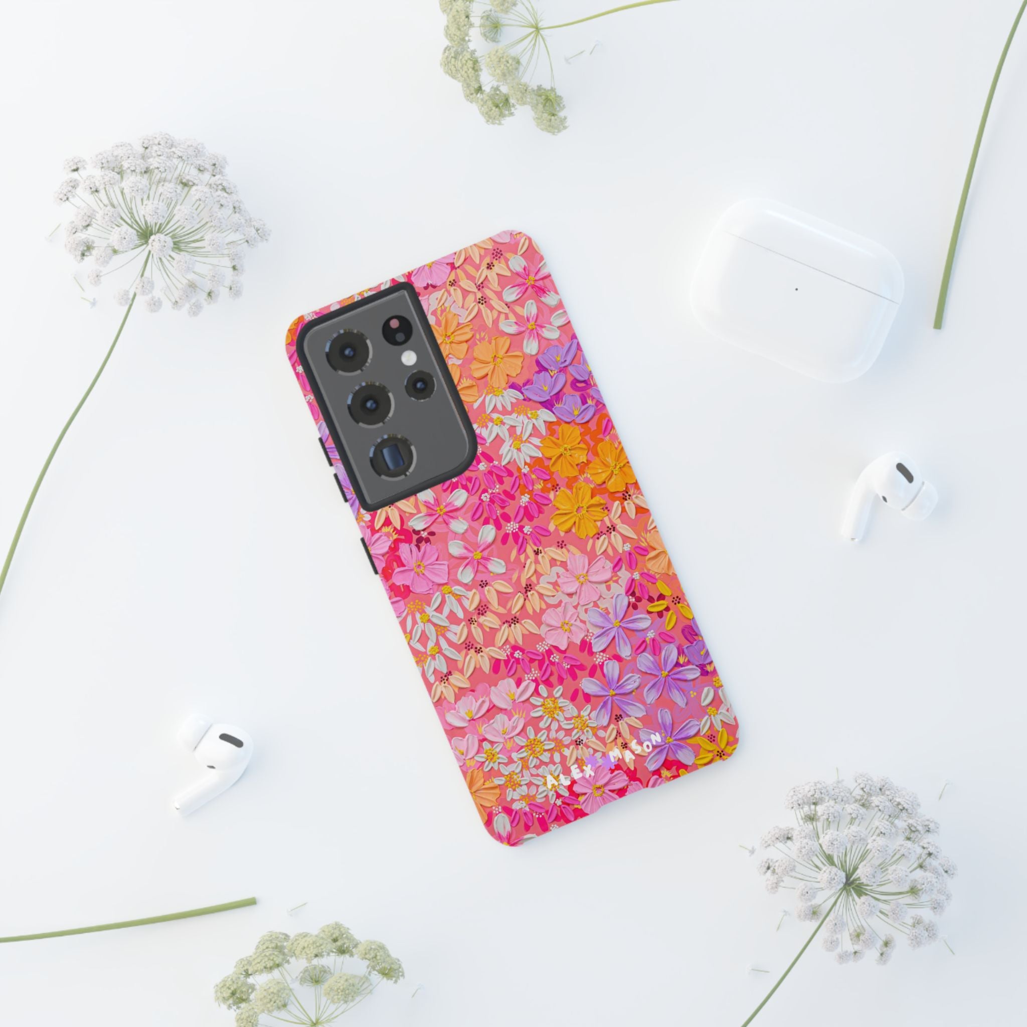 "Poppy & Daisy" Tough Phone Case (iPhone, Samsung, Google)