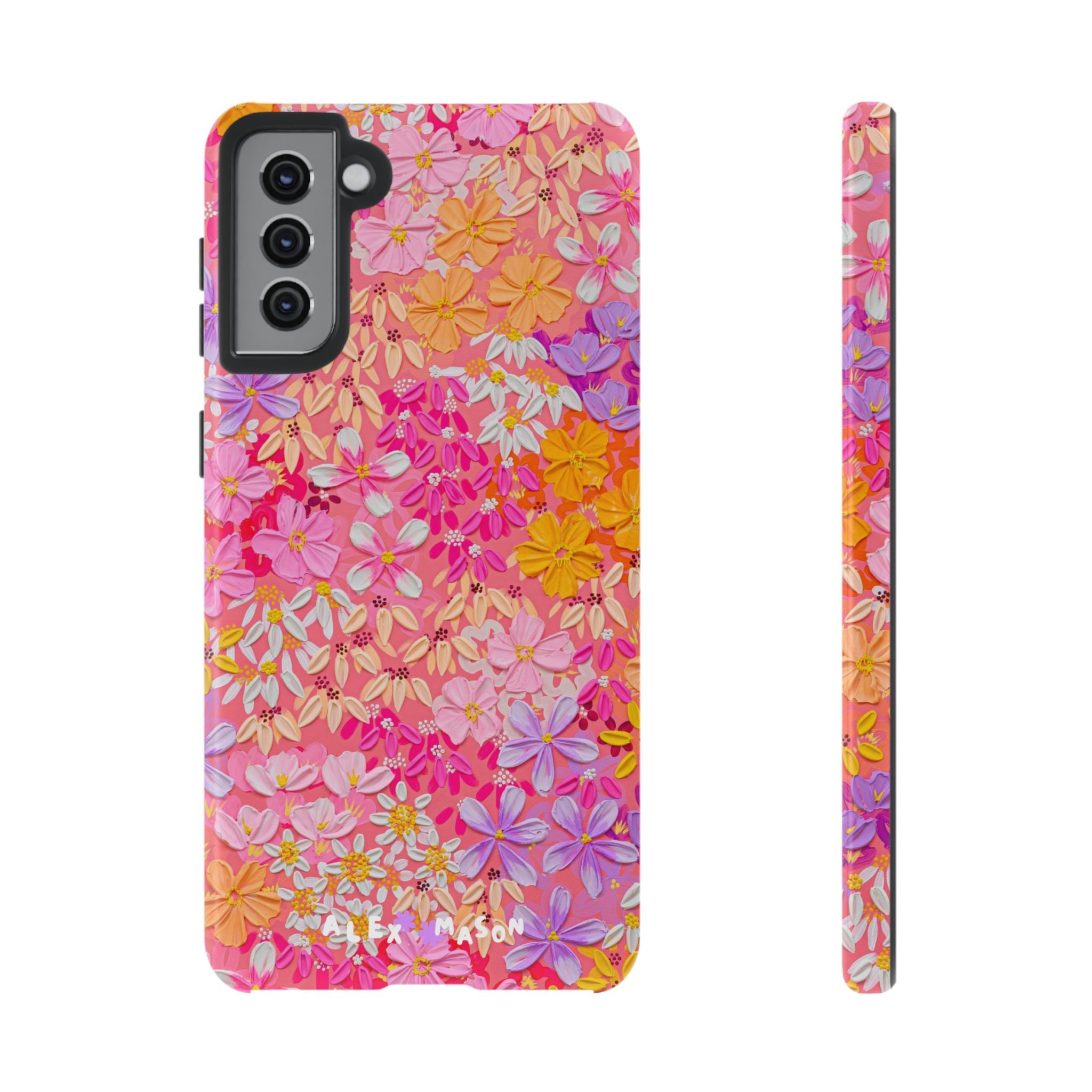 "Poppy & Daisy" Tough Phone Case (iPhone, Samsung, Google)