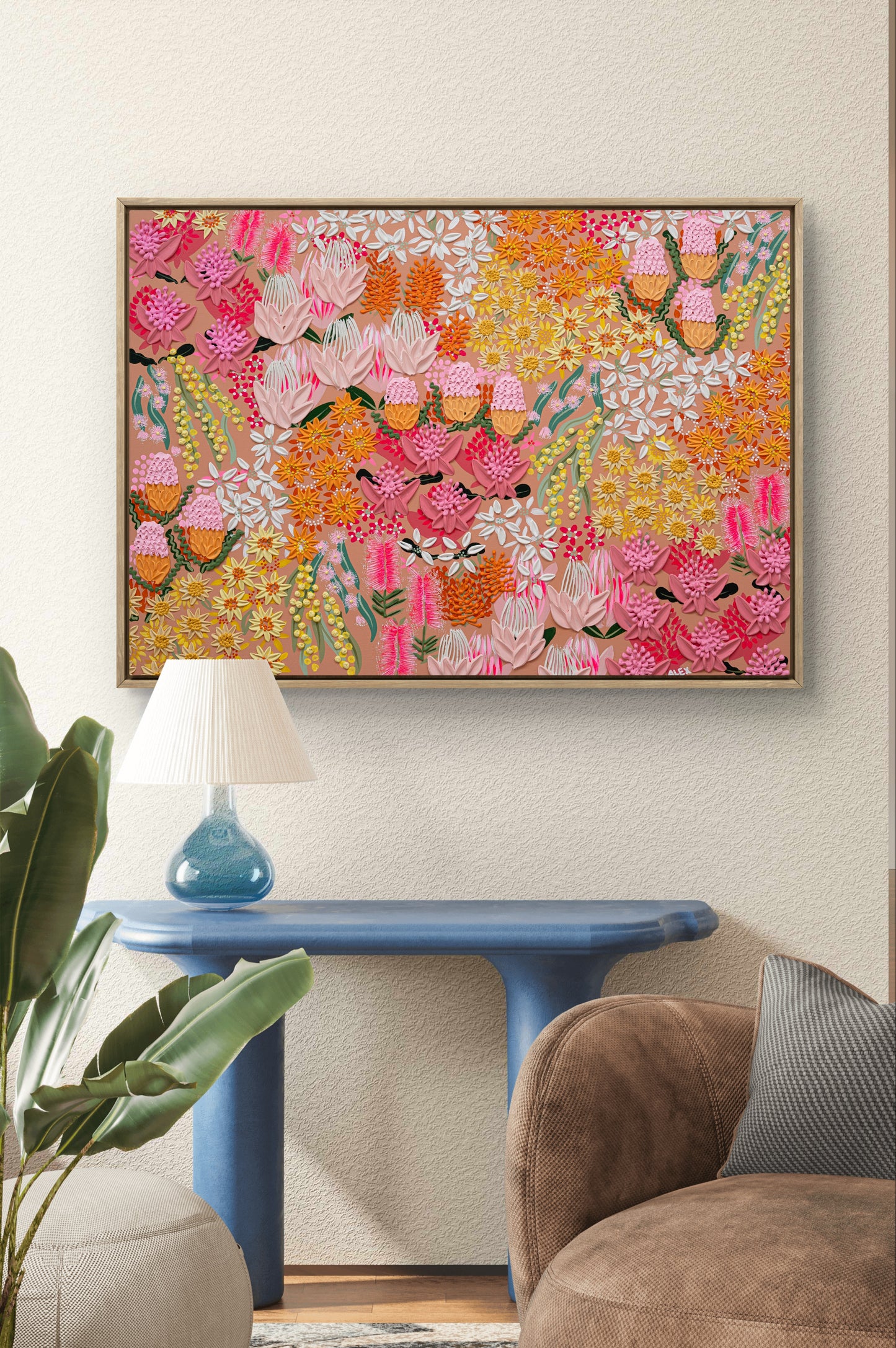 "Spring Fling" (Framed Canvas Print)