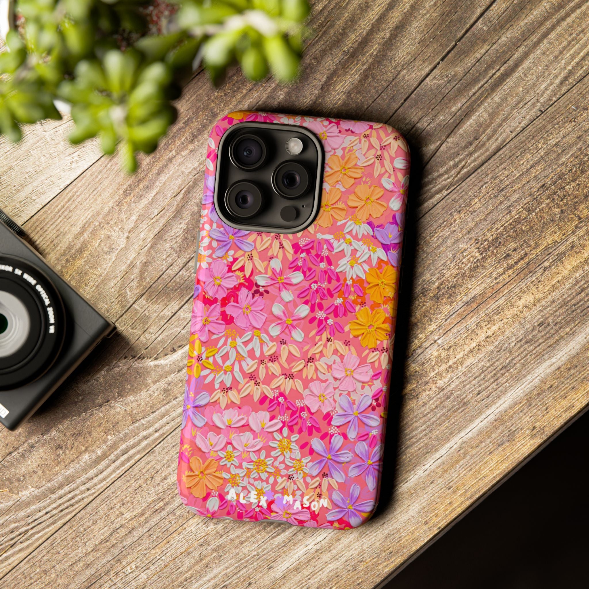 "Poppy & Daisy" Tough Phone Case (iPhone, Samsung, Google)
