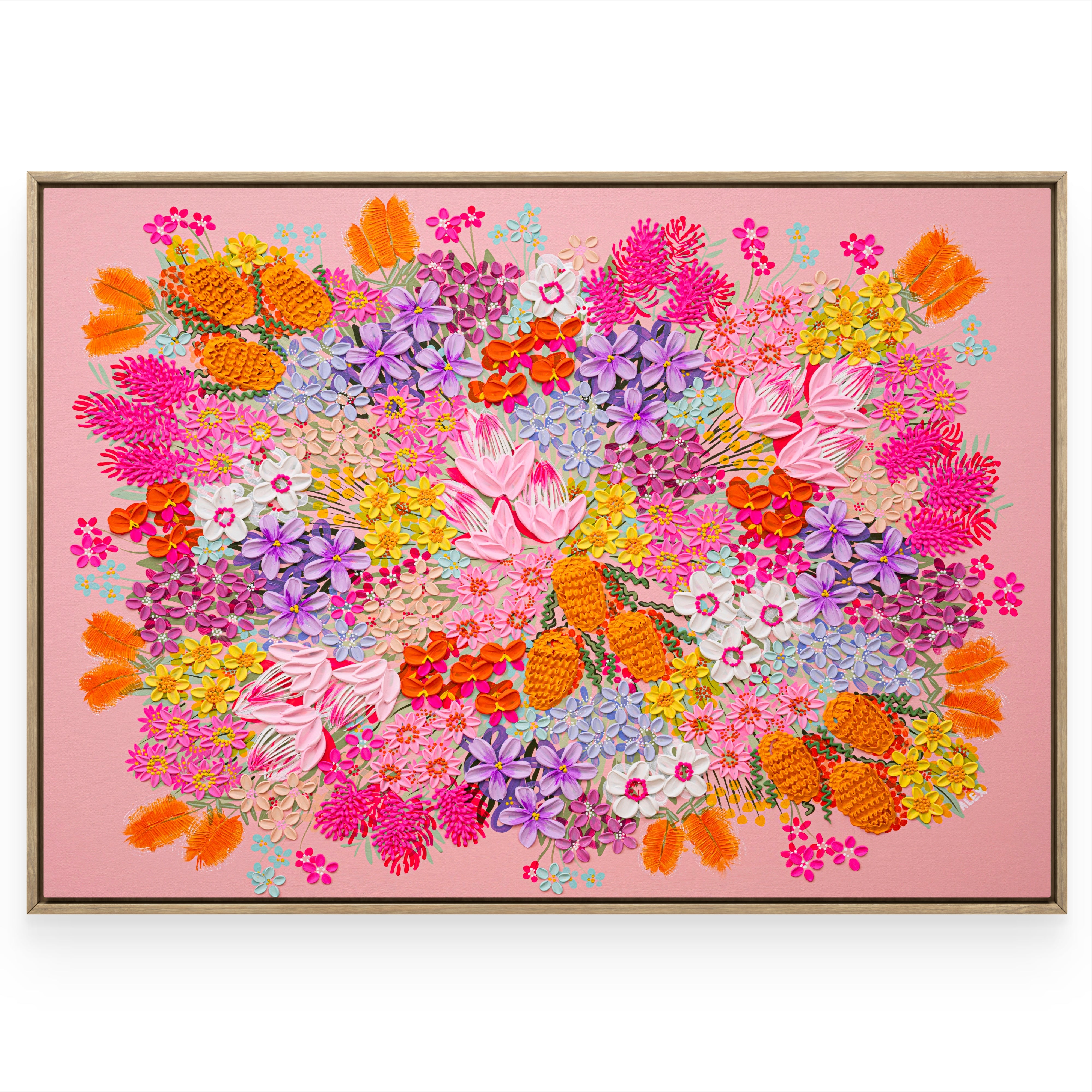 "Sweet Life" (Framed Canvas Print)