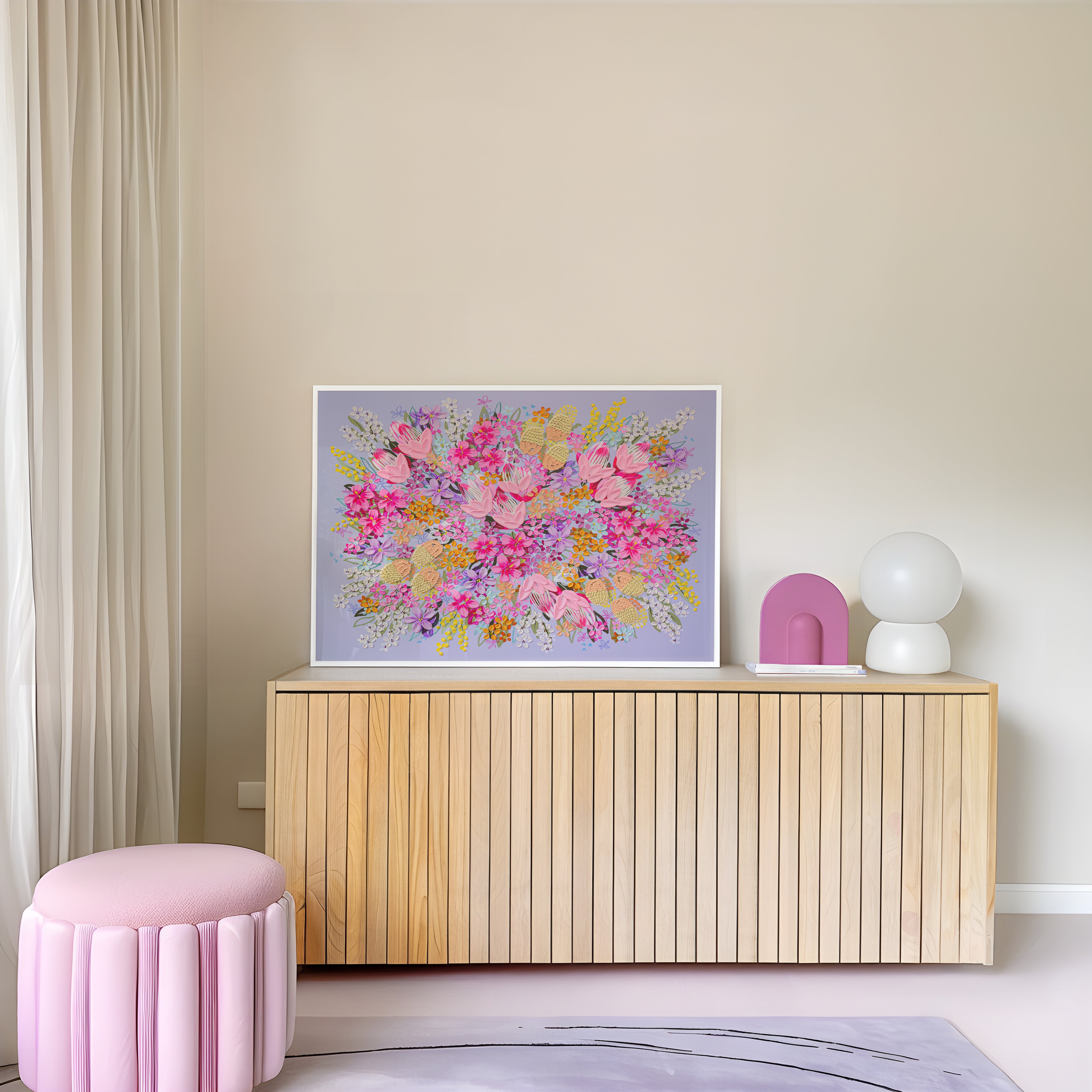 "Bluest Flame" (Paper Print)