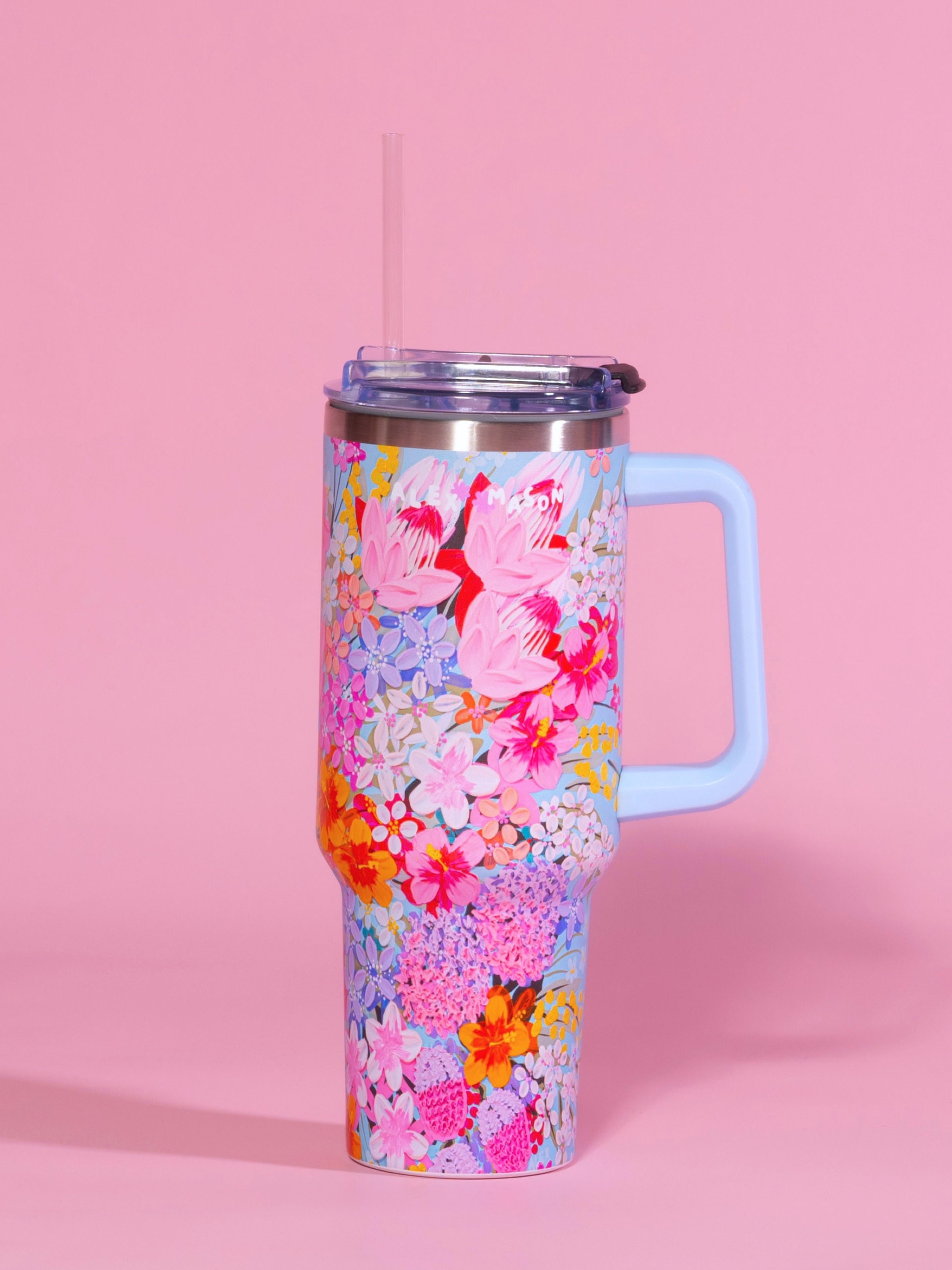 "Peach Iced Tea" 40oz Hydro Tumbler