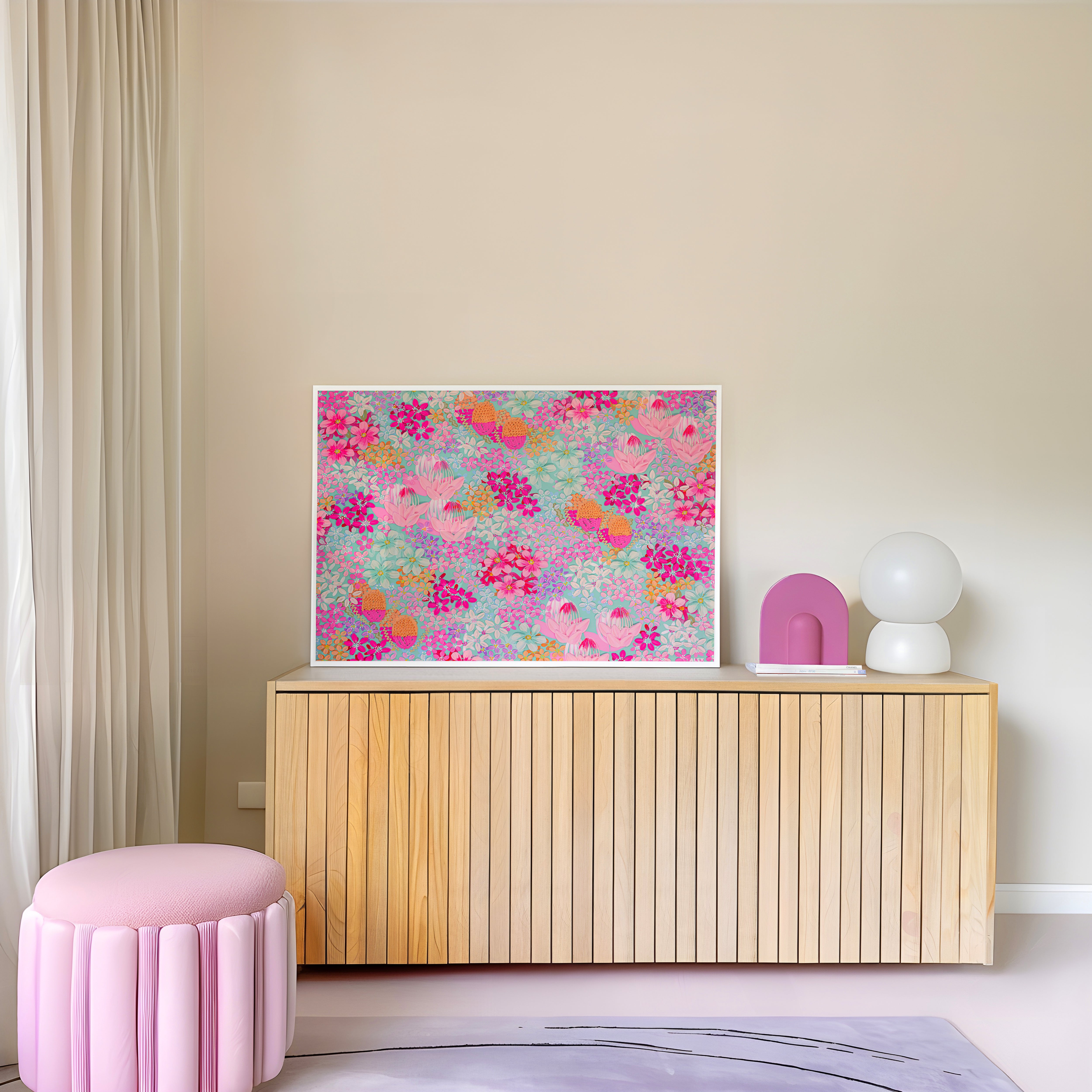 "Miami Beach" (Paper Print)