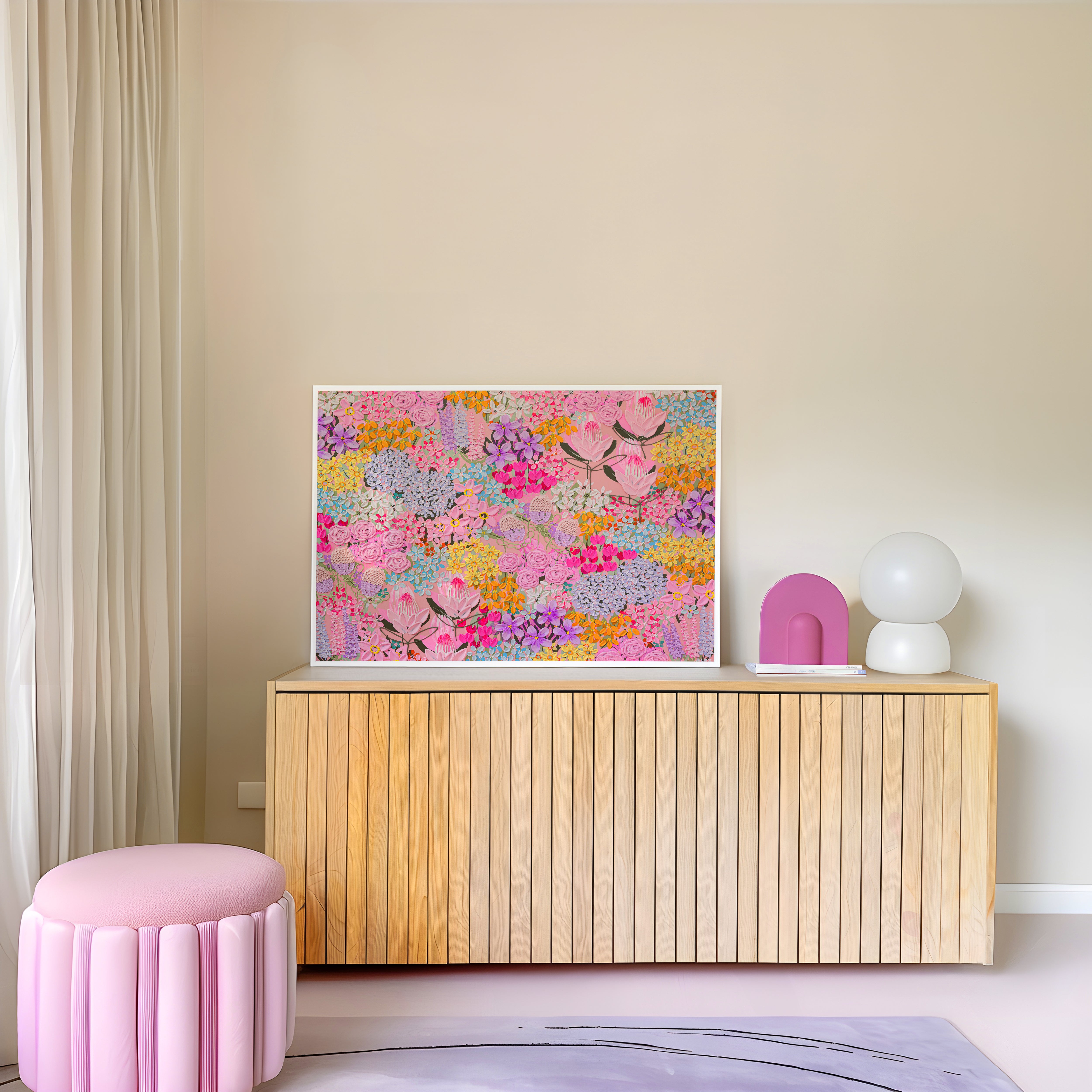 "Pink Pony Club" (Paper Print)