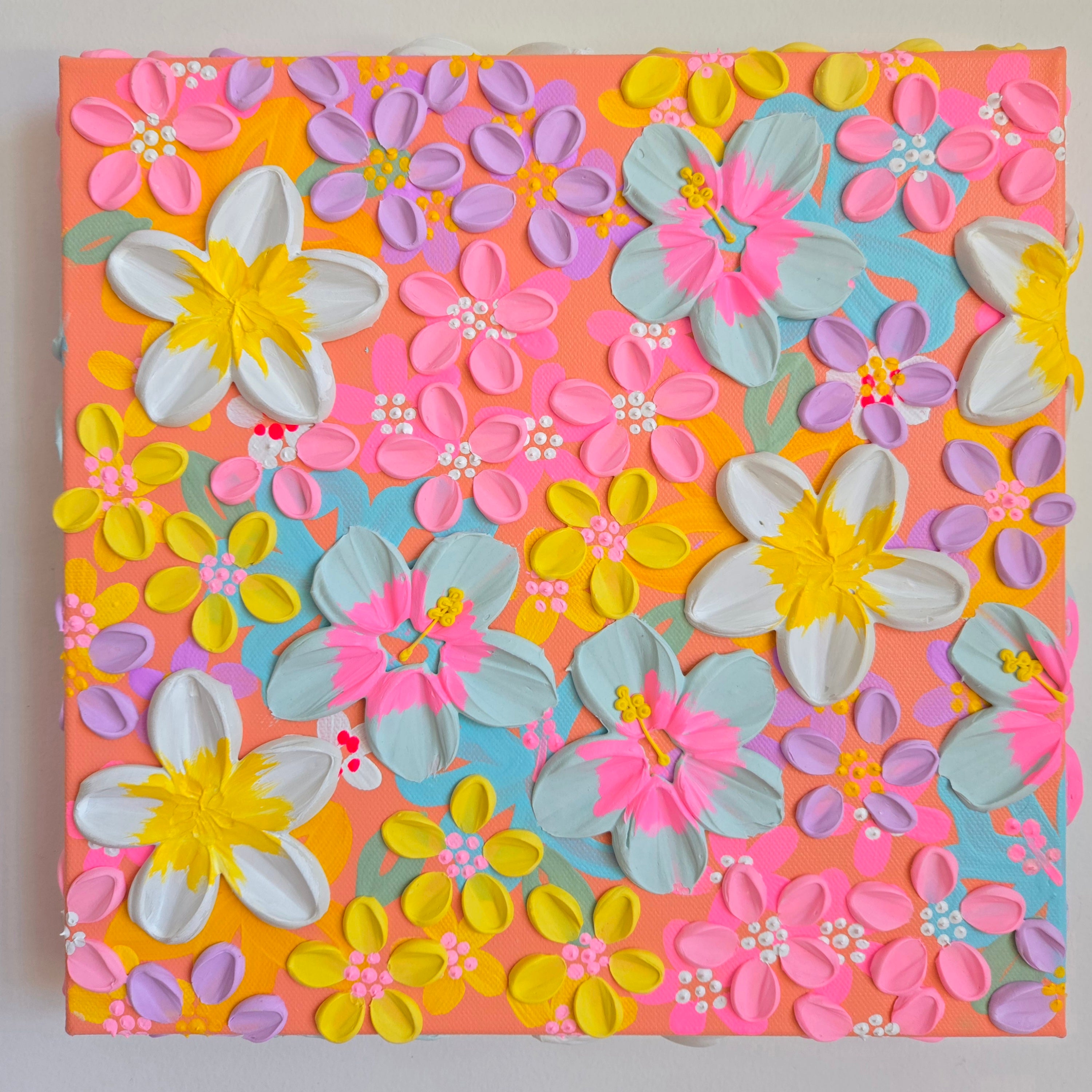 "Mini #9" (peach) - Original Artwork