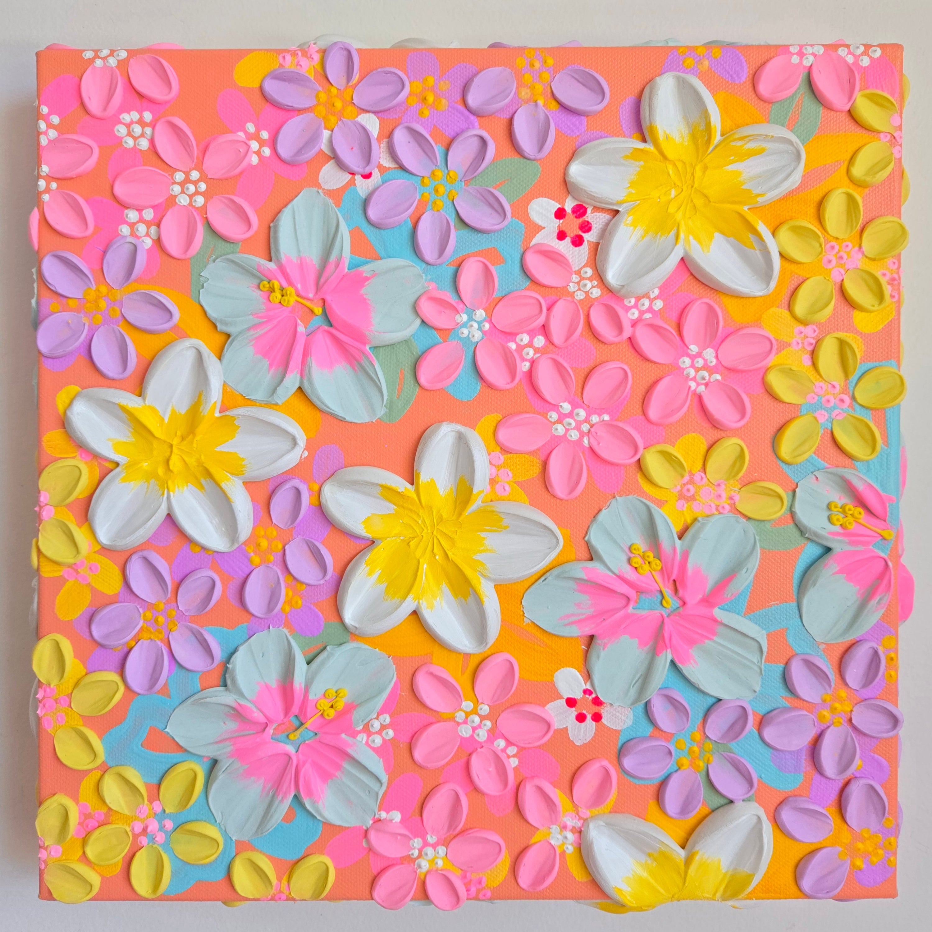 "Mini #11" (peach) - Original Artwork