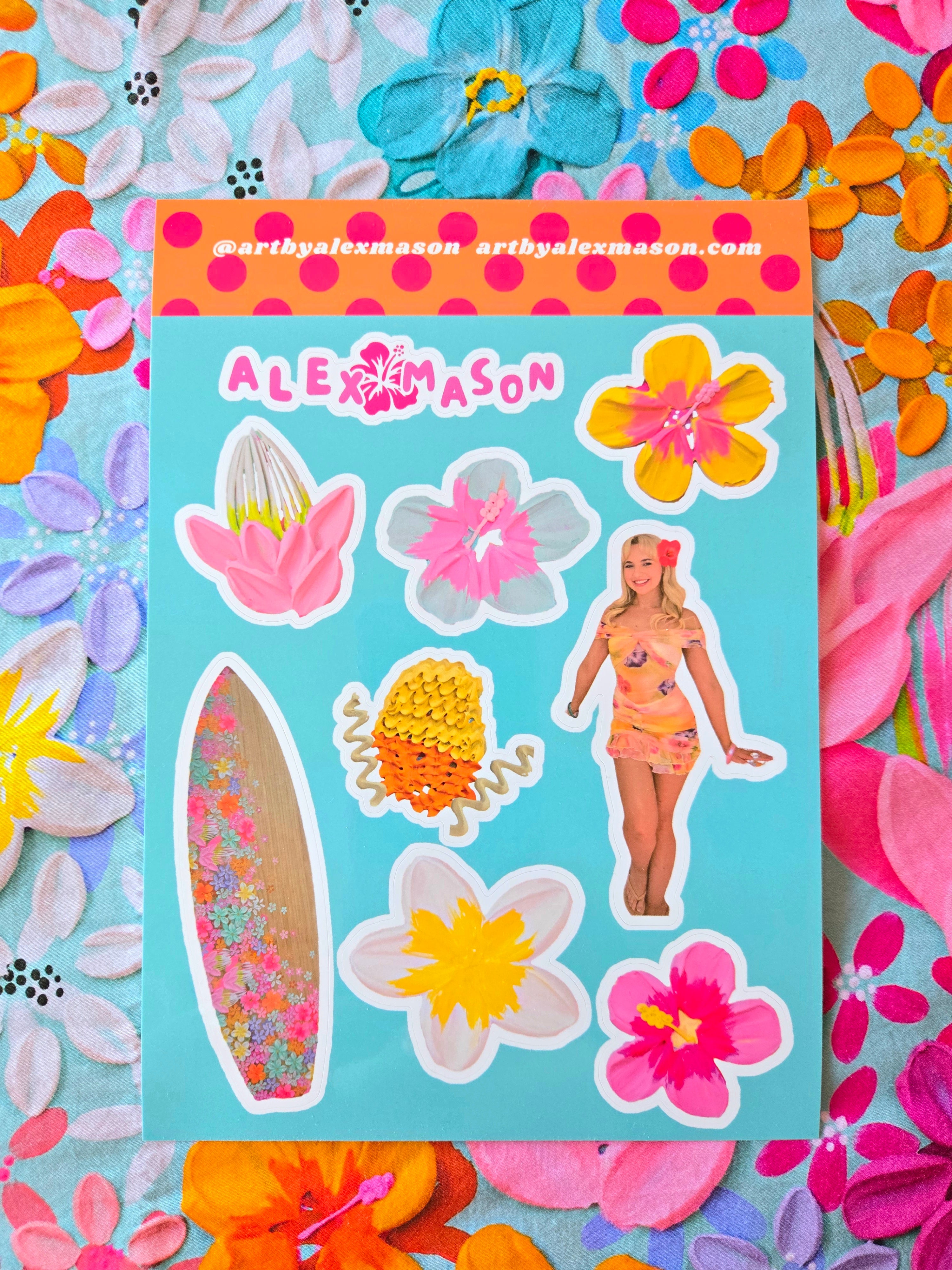 A5 Sticker Sheet - Alex Mason