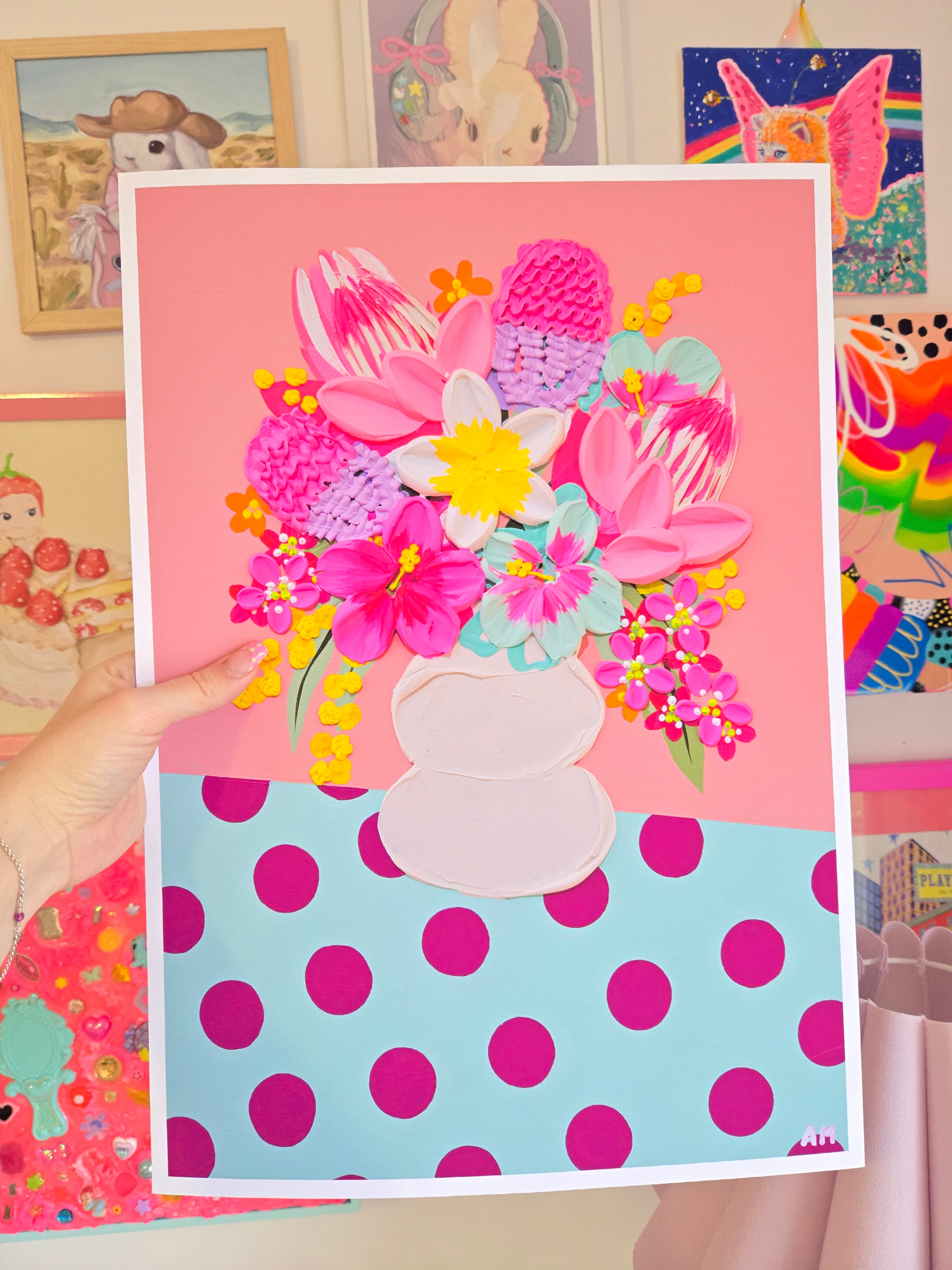 "Polka-dot Mini #1" (Paper Print)