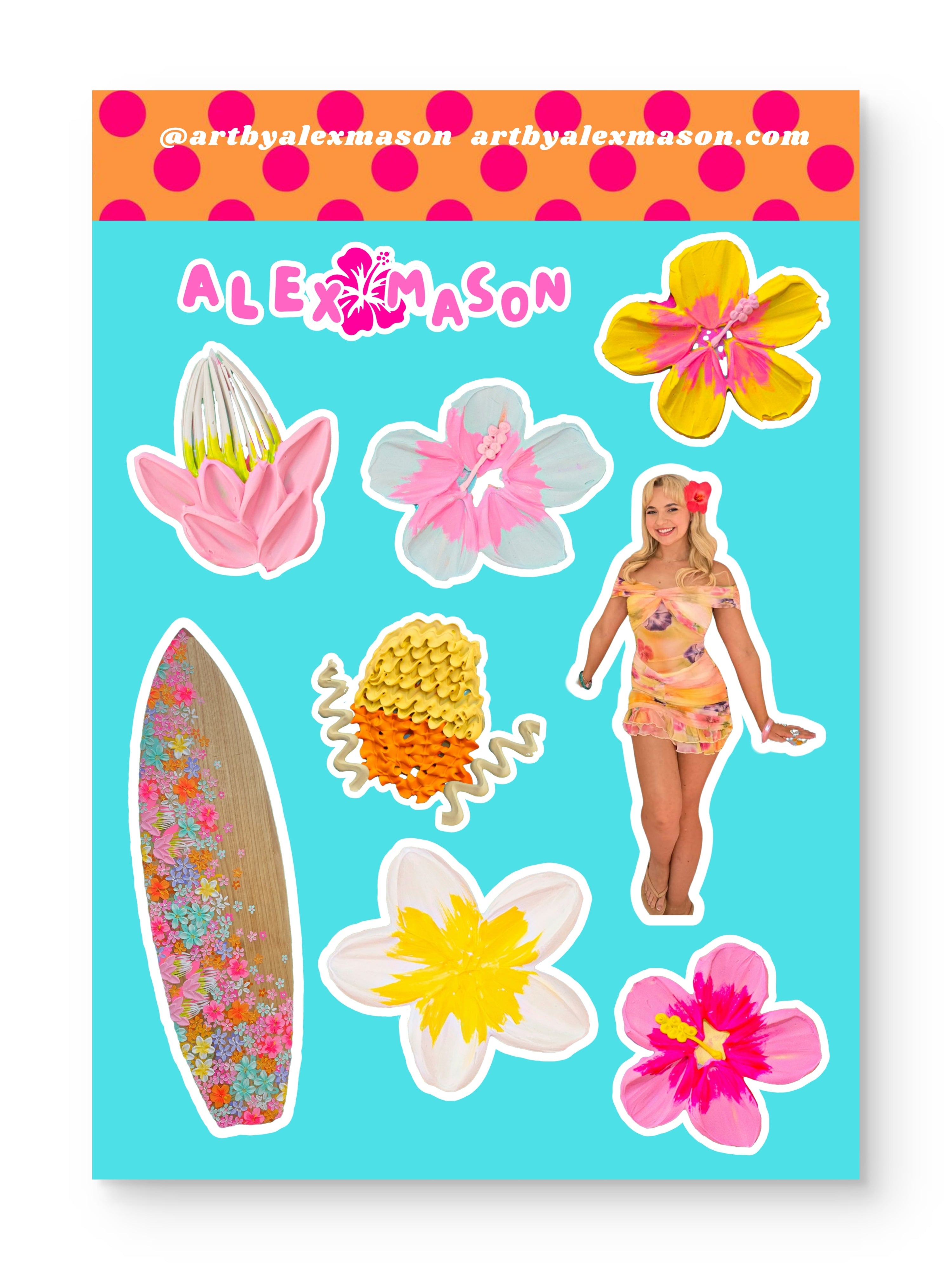 A5 Sticker Sheet - Alex Mason