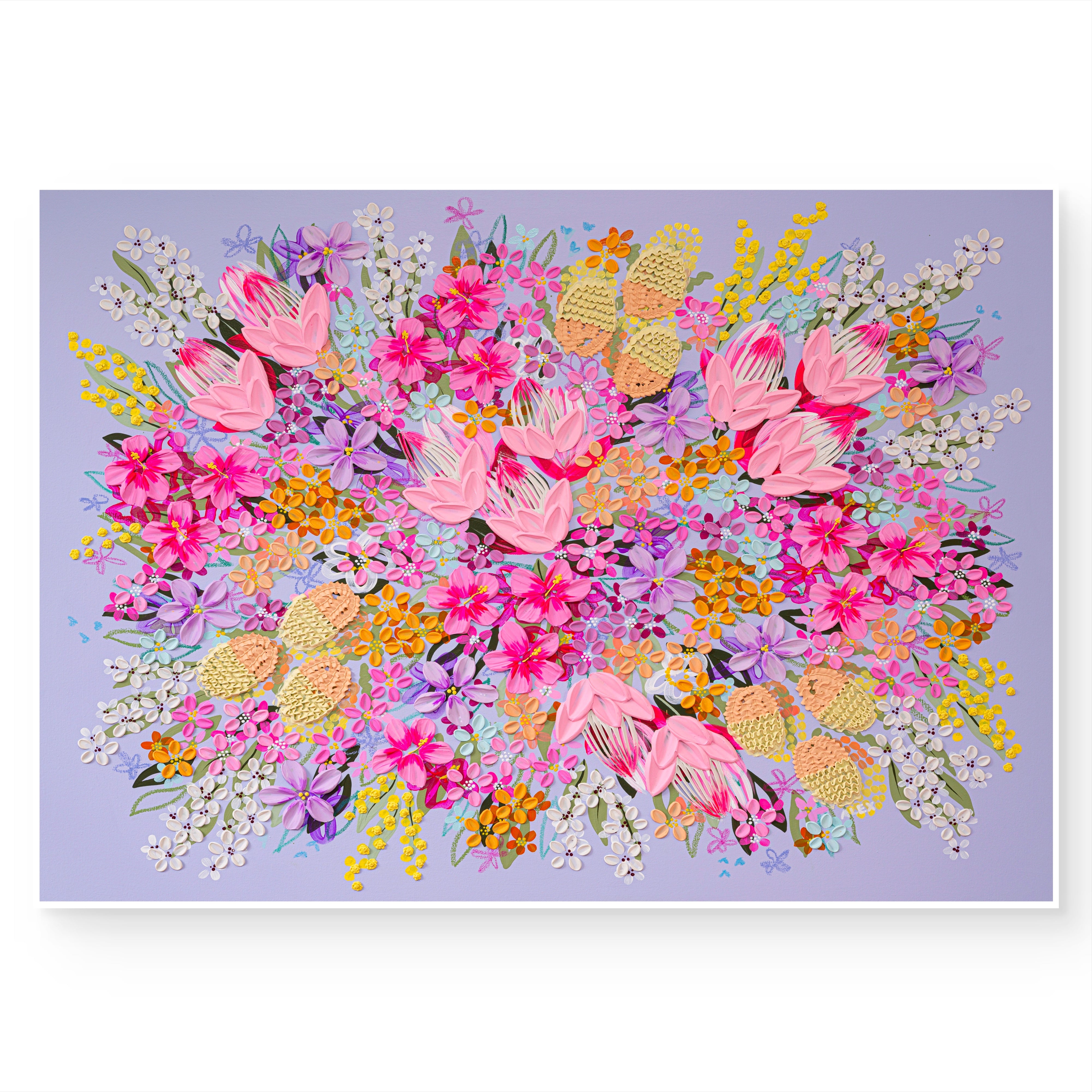 "Bluest Flame" (Paper Print)