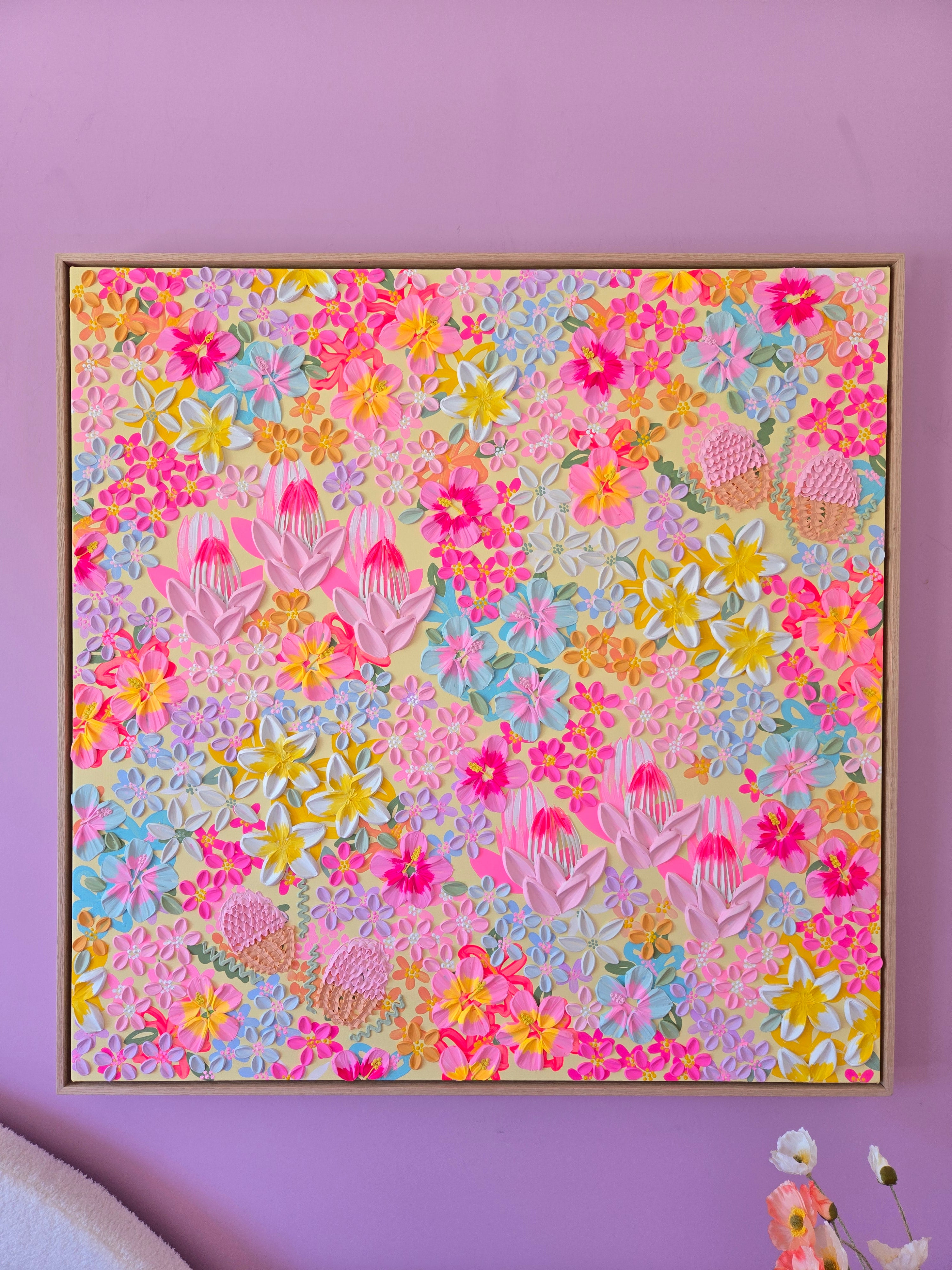 "Hibiscus girl" - Original Artwork