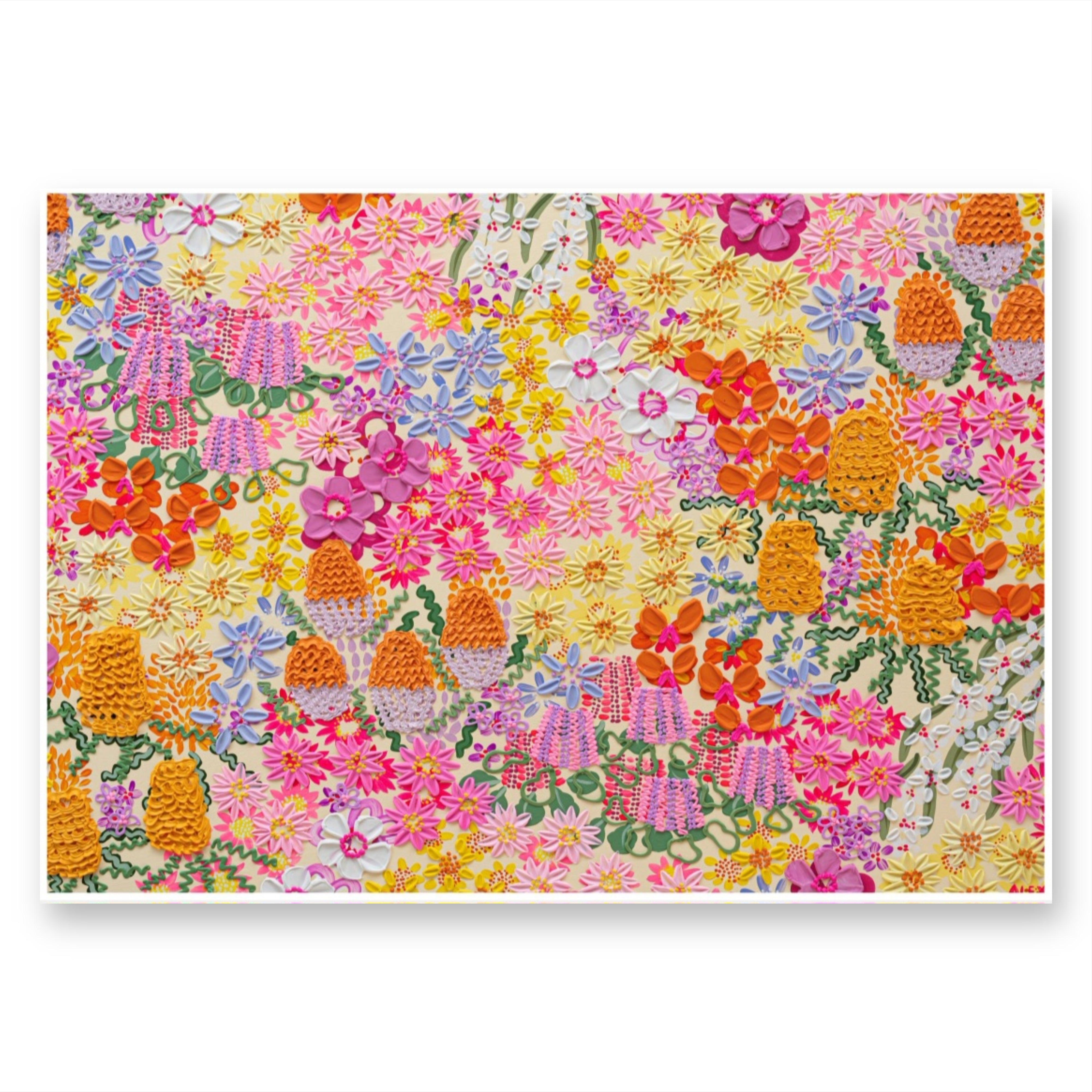 "Paper Daisy" (Paper Print)