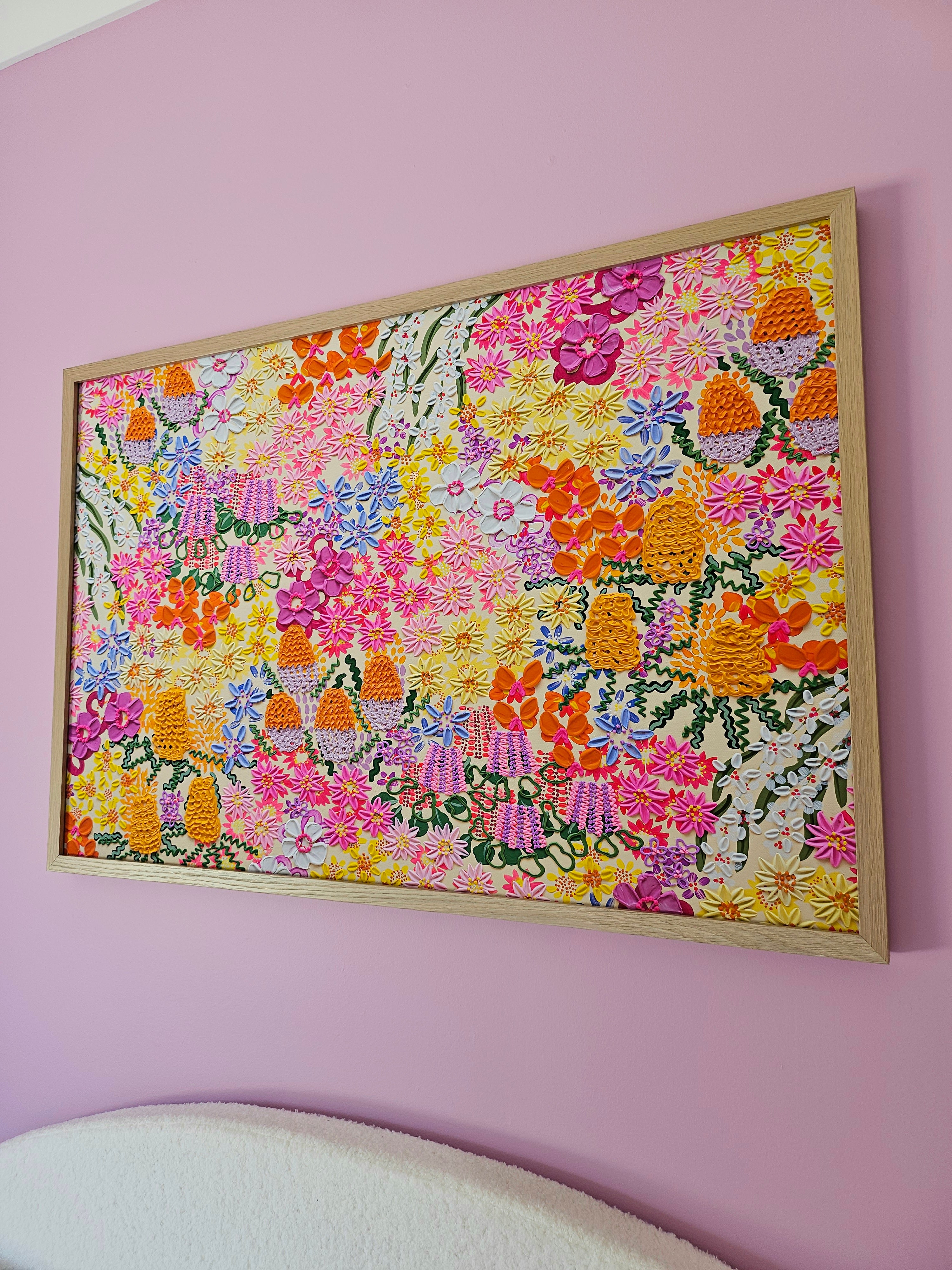 "Paper Daisy" (Paper Print)