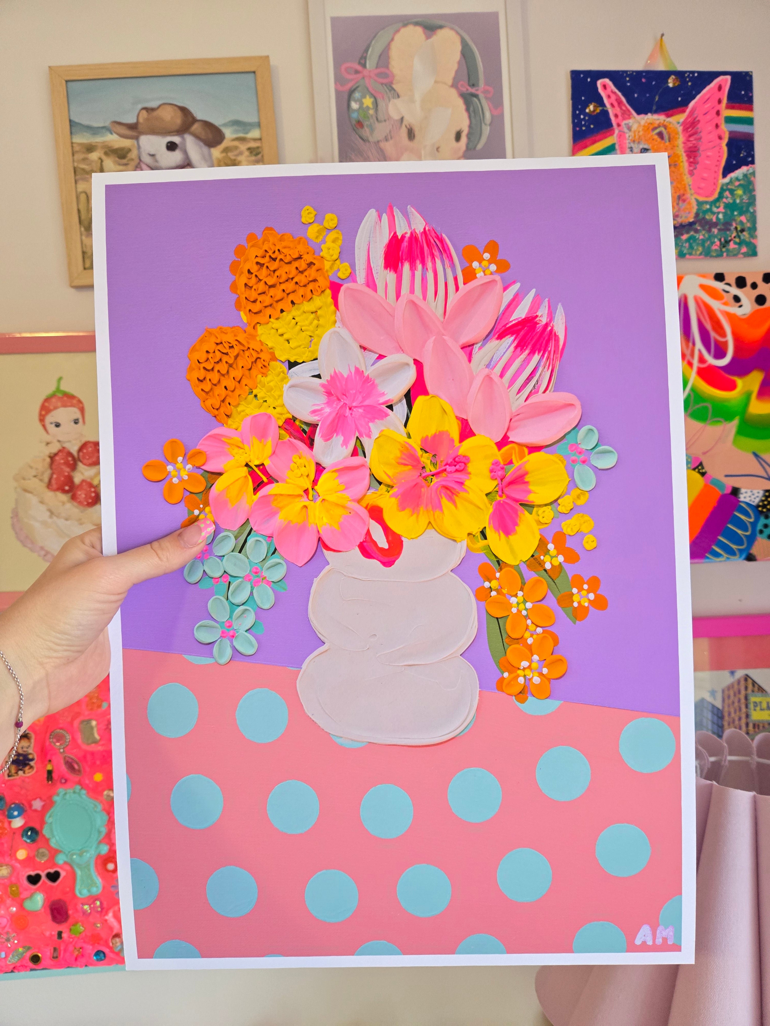"Polka-dot Mini #3" (Paper Print)