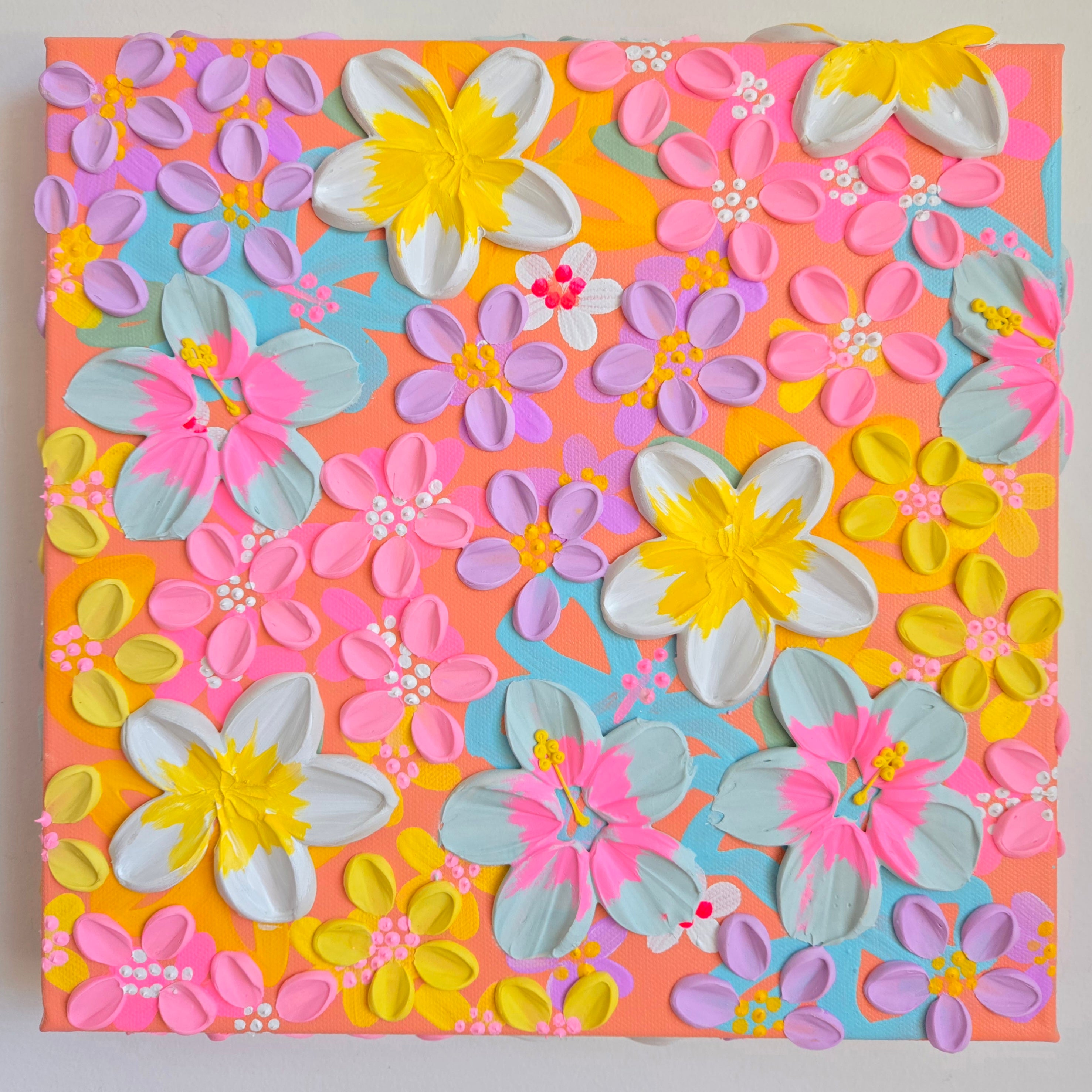 "Mini #10" (peach) - Original Artwork