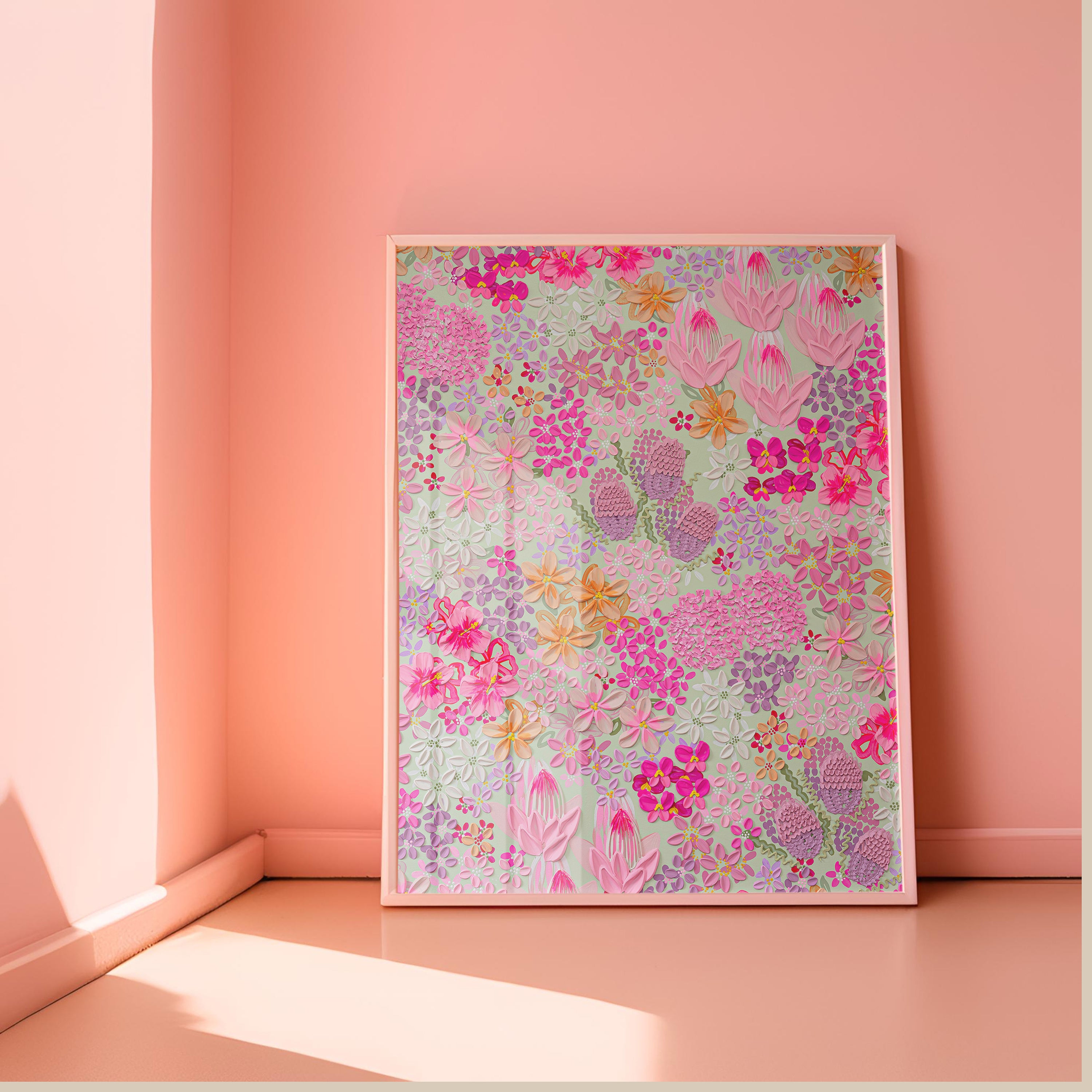 "Strawberry Matcha" (Paper Print)